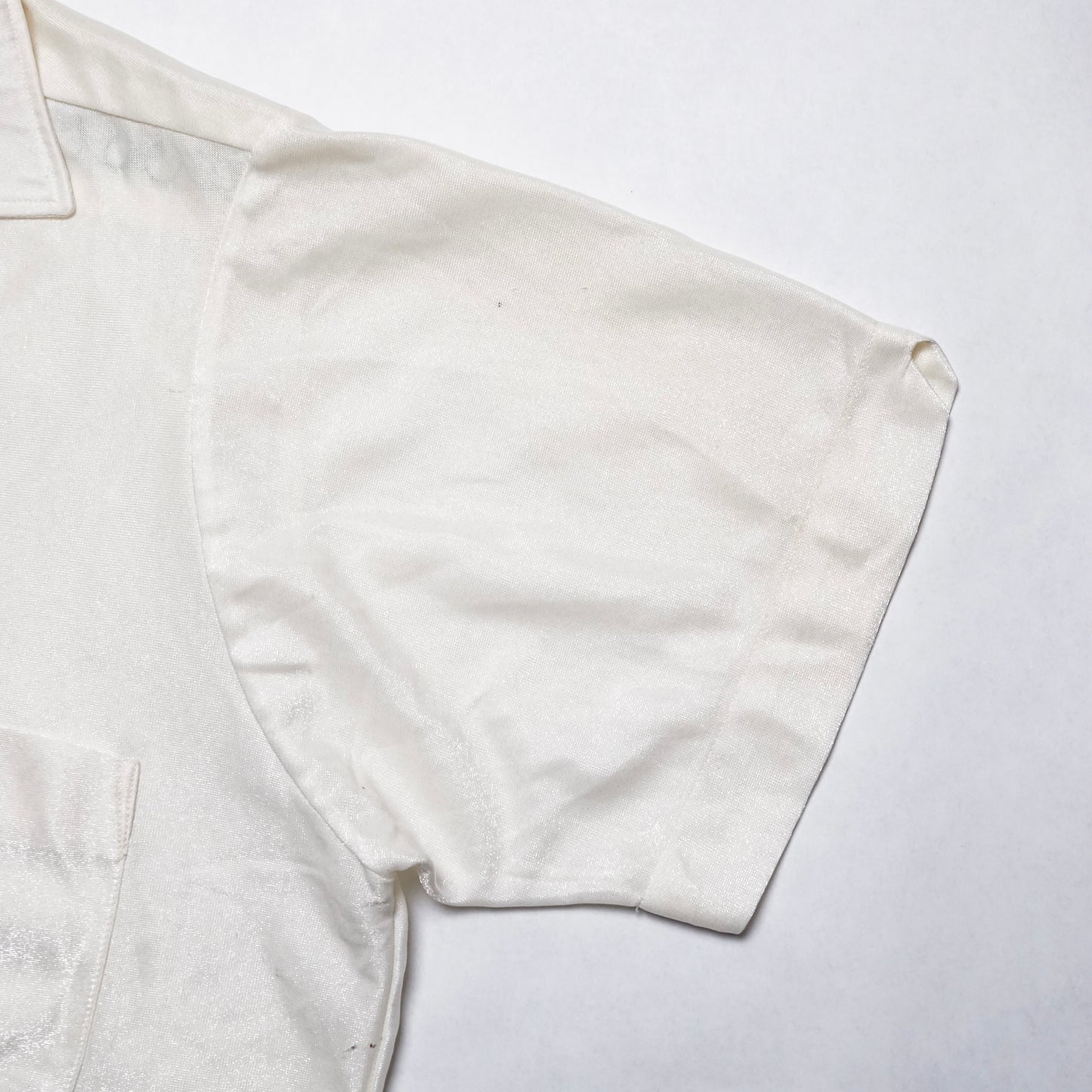 1960s Bowling Shirt "Cream" Size: M