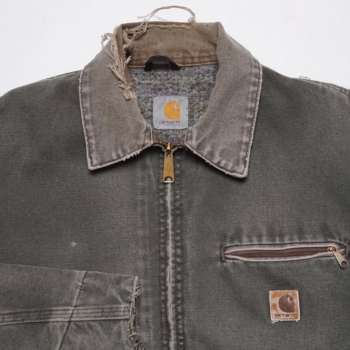 1990s Carhartt Detroit Jacket "Moss" Size: M/L
