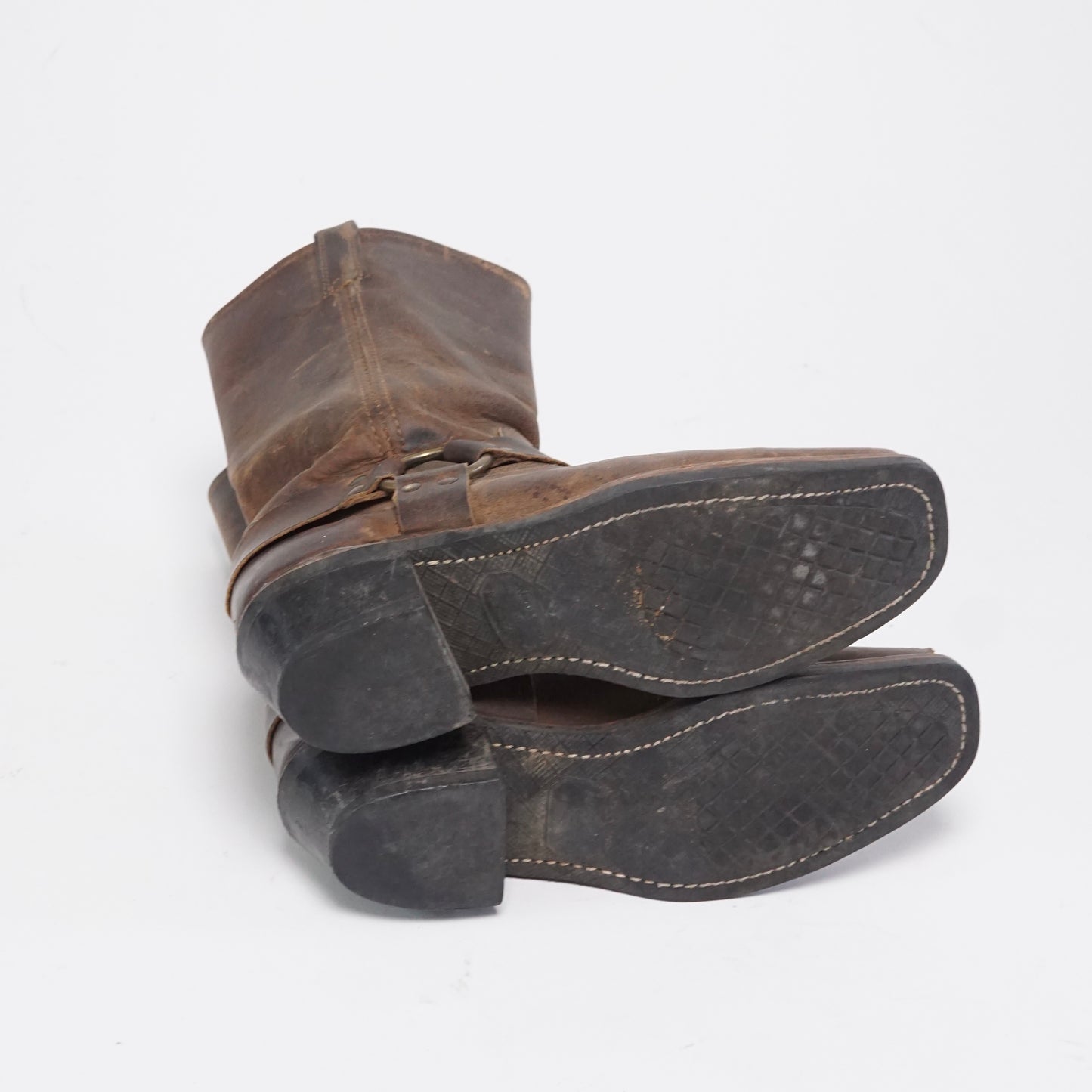 1990s Frye Harness Boot “Brown” Size: 8M