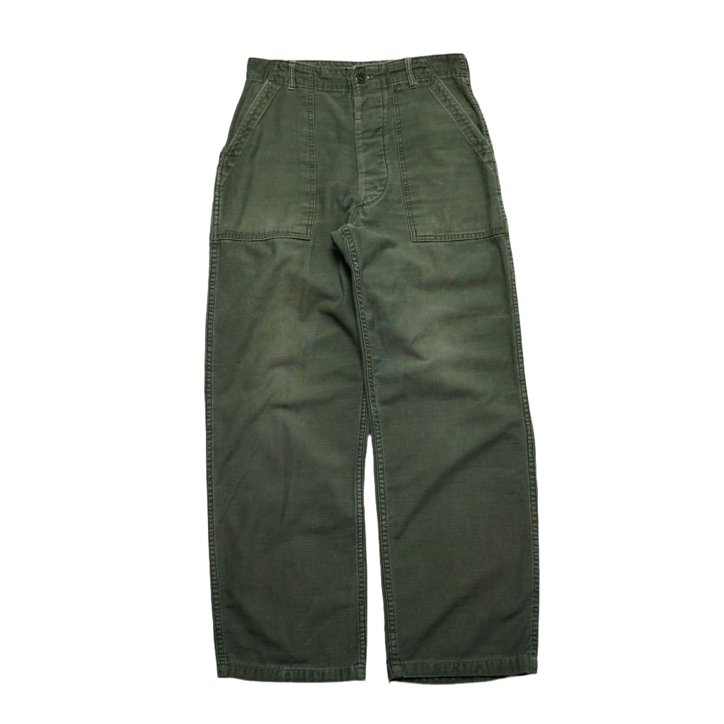 1960s Military OG-107 Fatigue Pant Size: 28W/29L