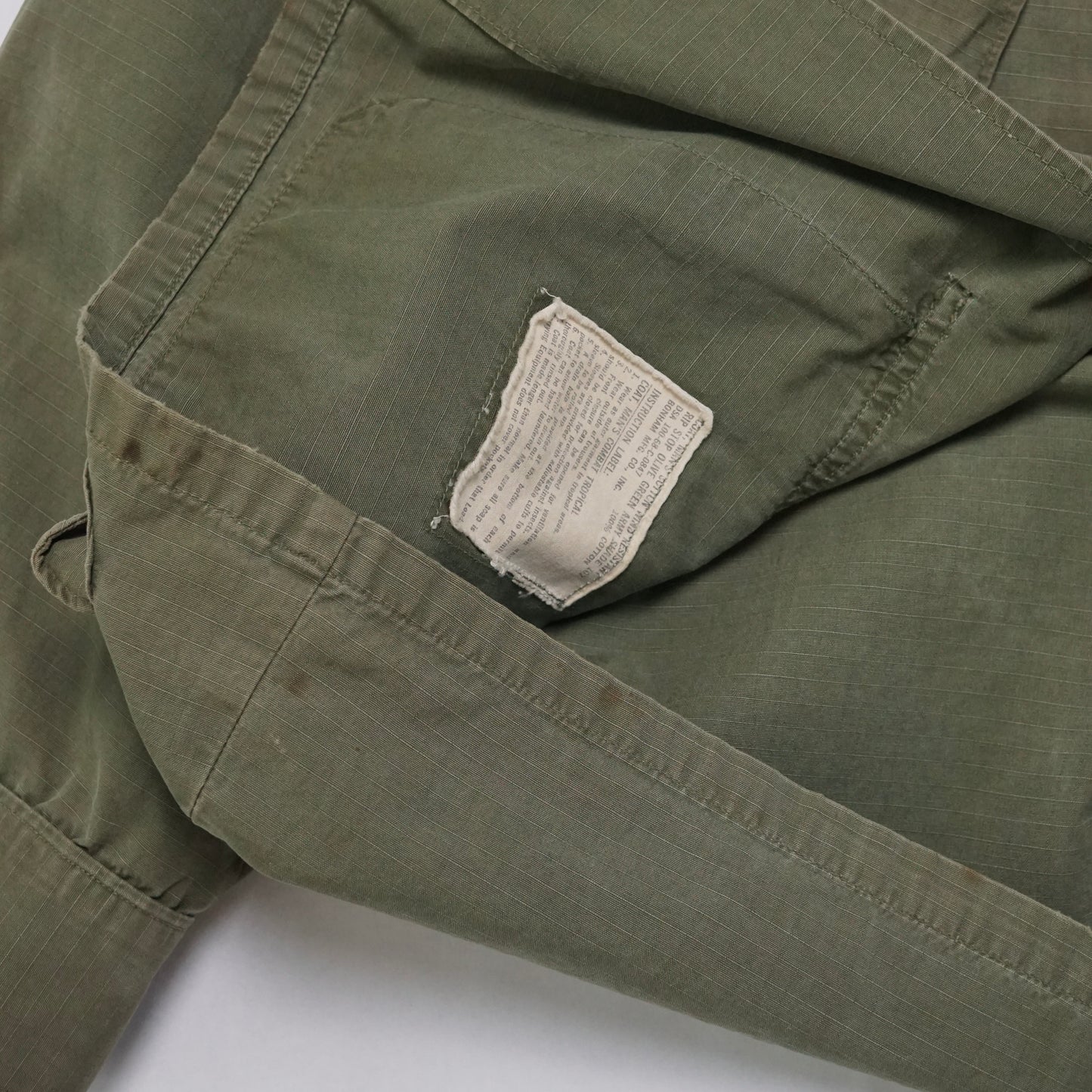 1960s Military Poplin Jungle Jacket Size: M