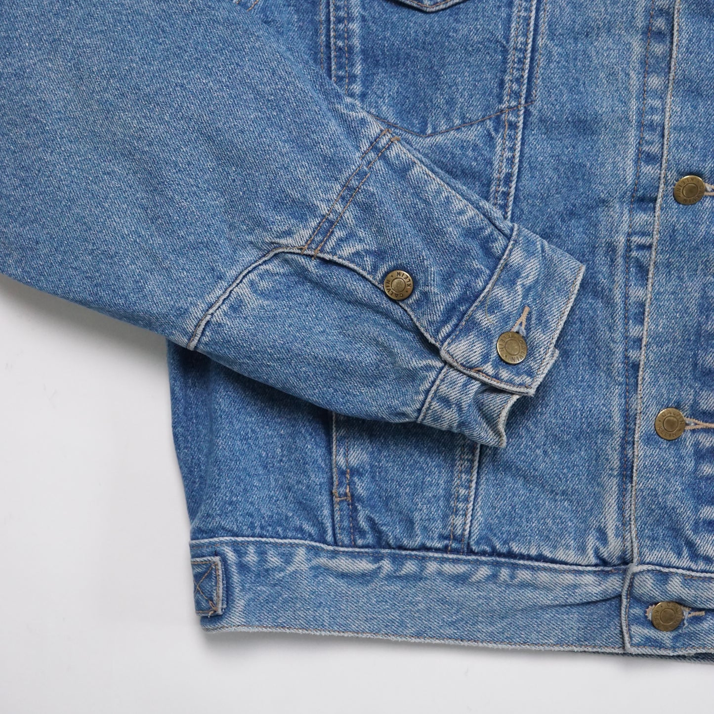 1990s Calvin Klein Denim Jacket "Stone" Size: L/XL