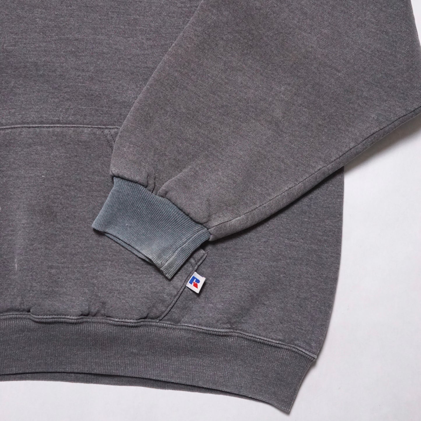 1990s Russell Athletic Hoodie "Cement" Size: XL/XXL