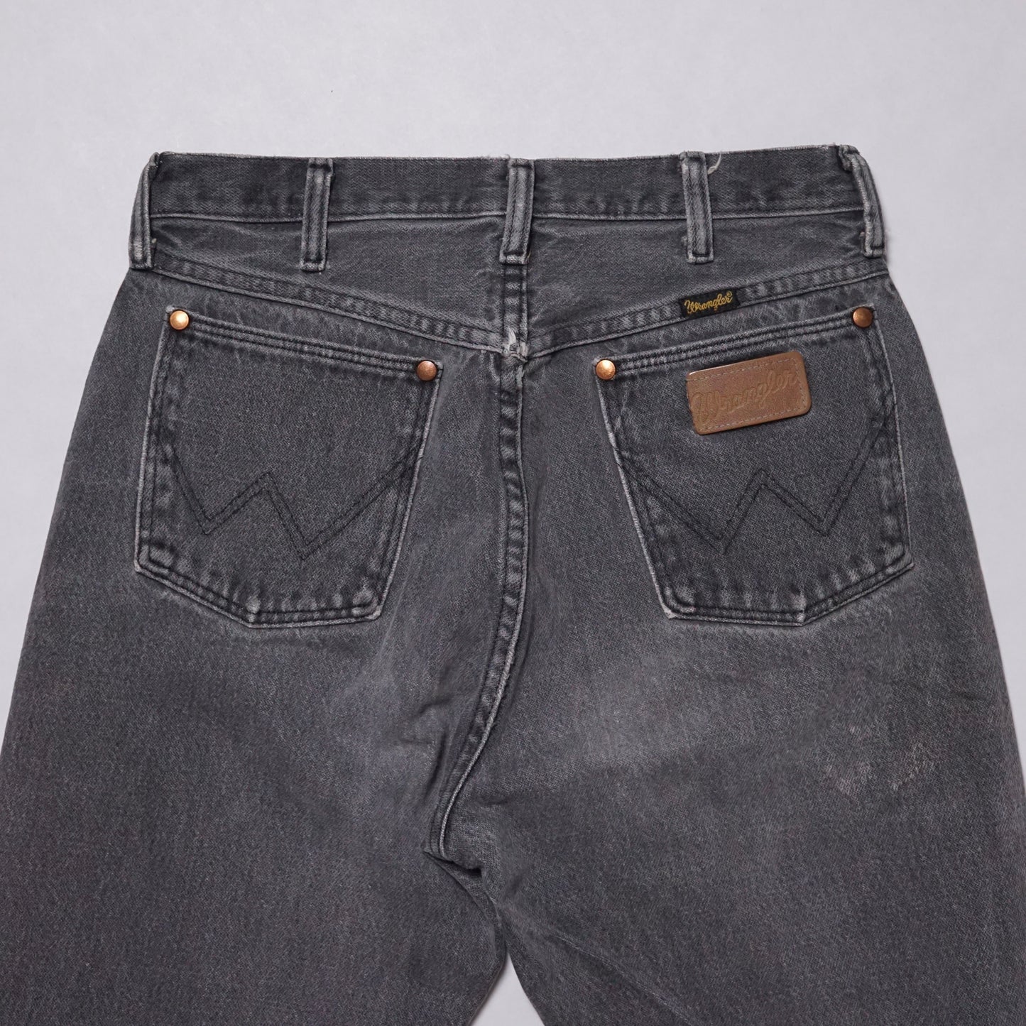 1970s Wrangler 13MWZ “Grey” Size: 29W/34L