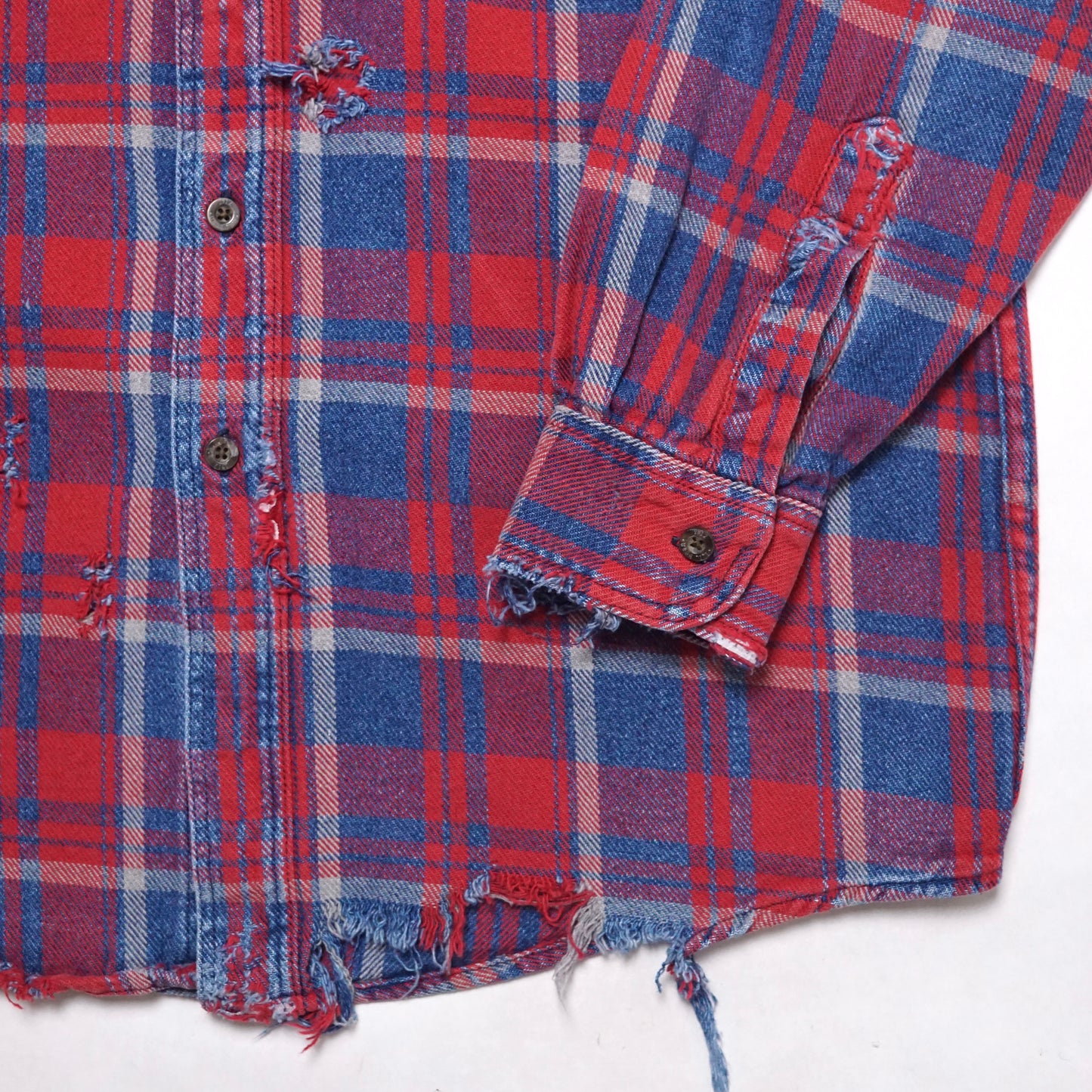 2000s LL Bean Cotton Flannel "Distressed" Size: M