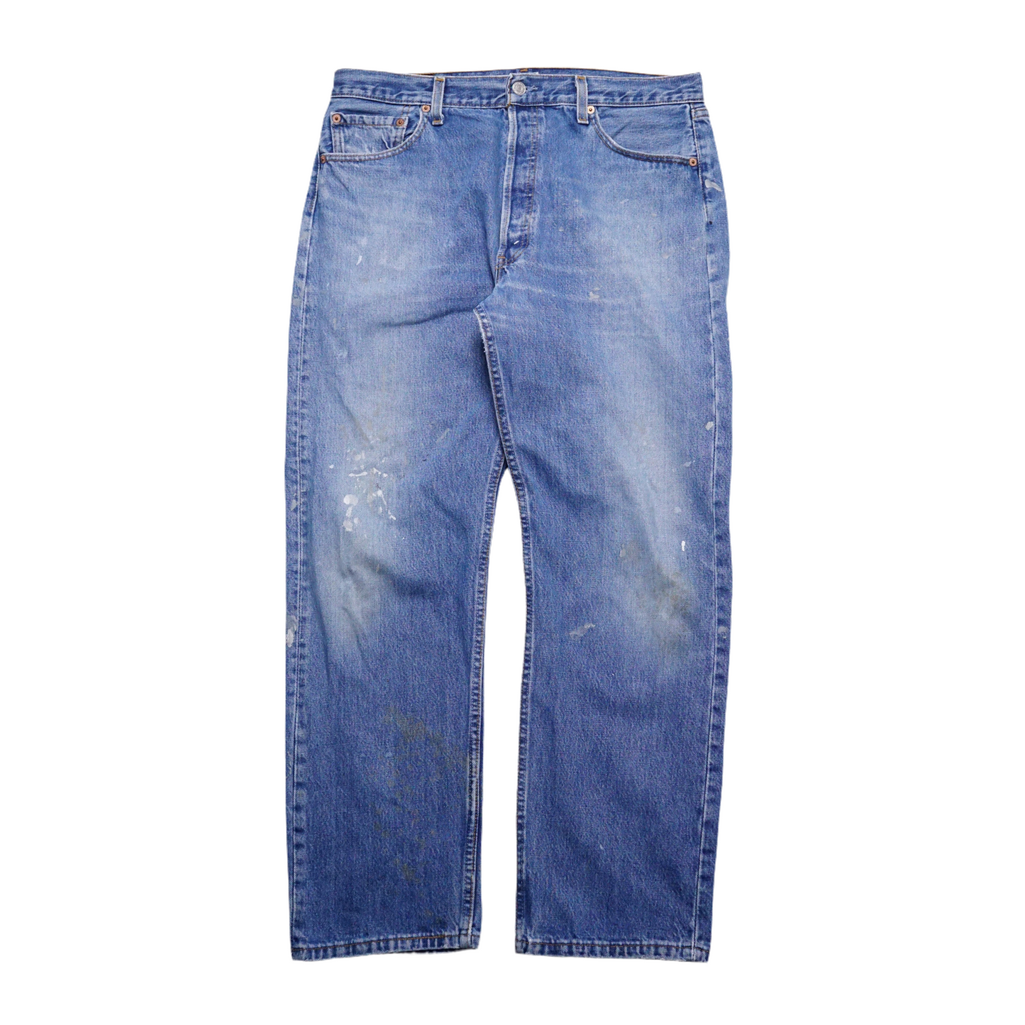1990s Levi 501 "Paint Splatter" Size: 34W/30L