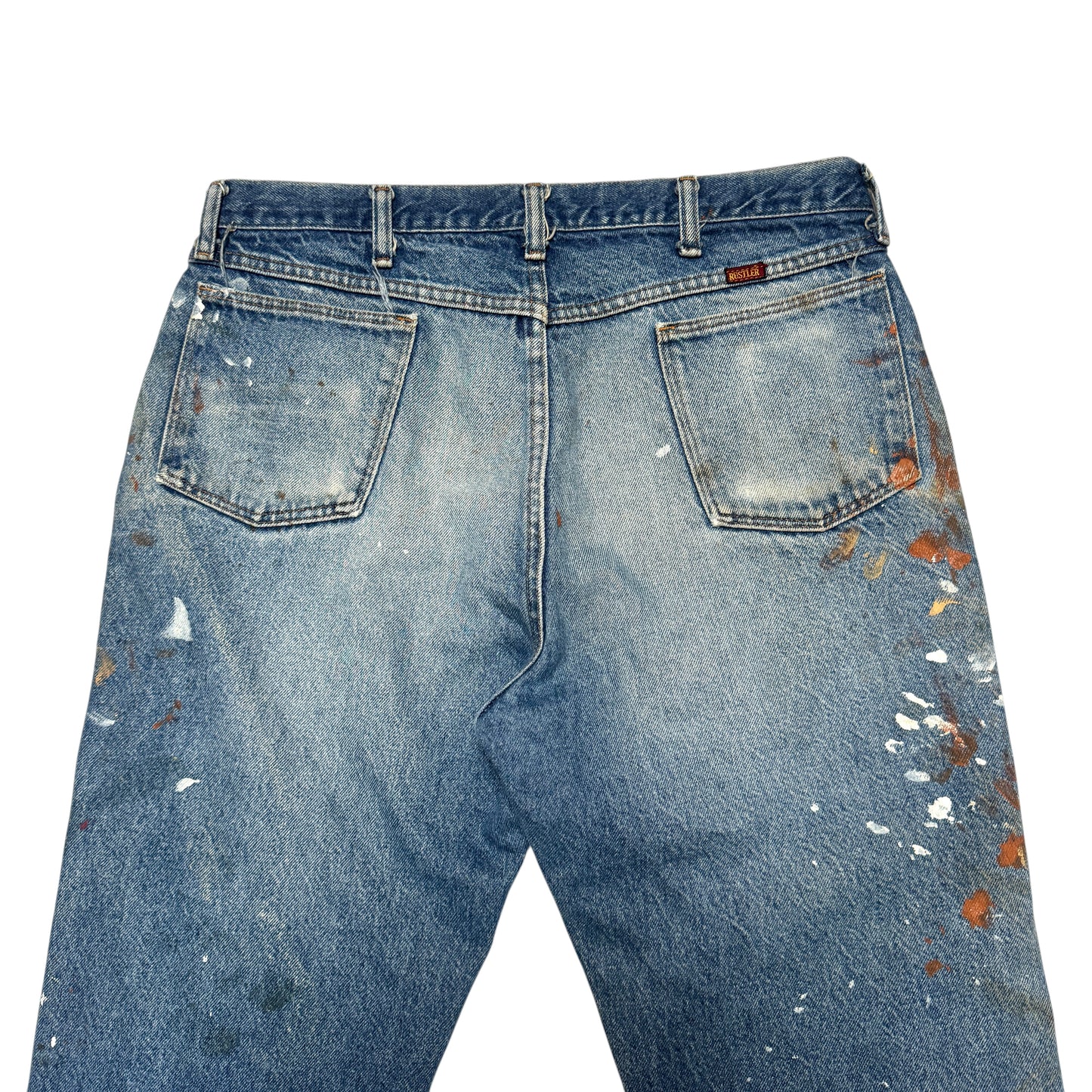 1990s Rustler Denim "Paint Splatter" Size: 34W/31L