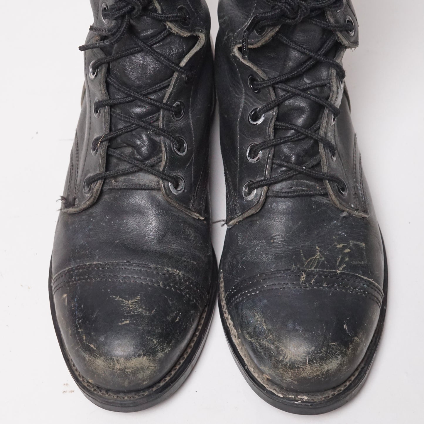 1980s Military Combat Boot “Distressed” Size: 9M