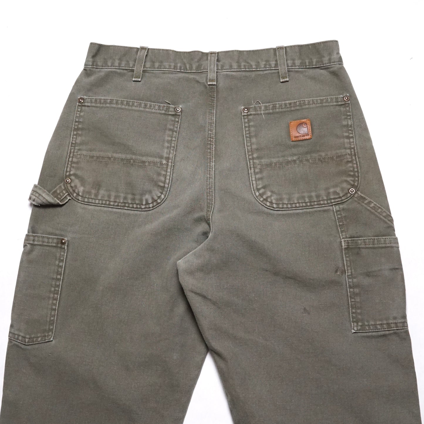 2000s Carhartt Double Knee "Olive" Size: 33W/31L