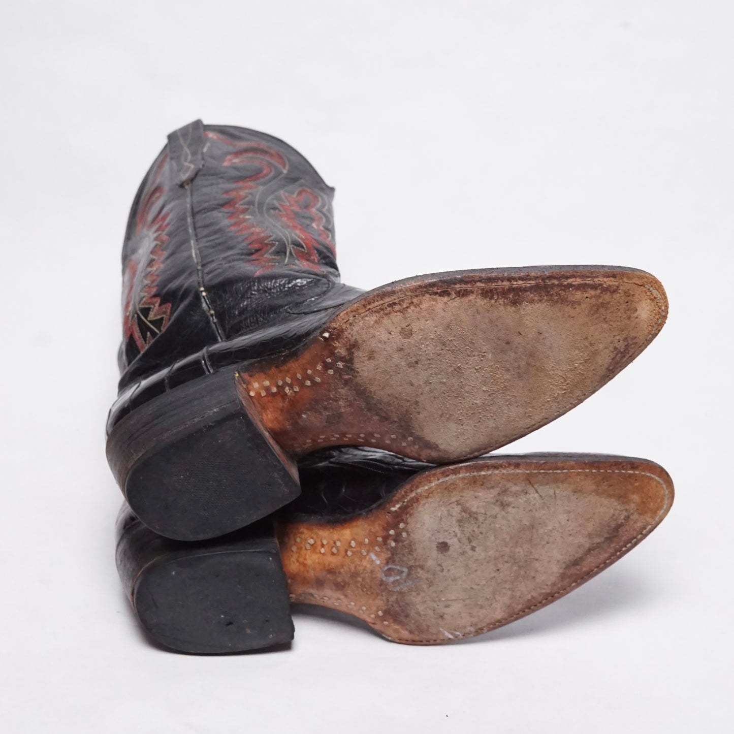 1990s Cowboy Boot "Lizard" Size: 8.5M