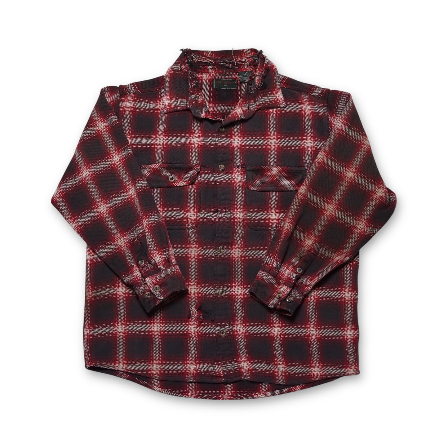 2000s Cotton Flannel "Distressed" Size: M/L
