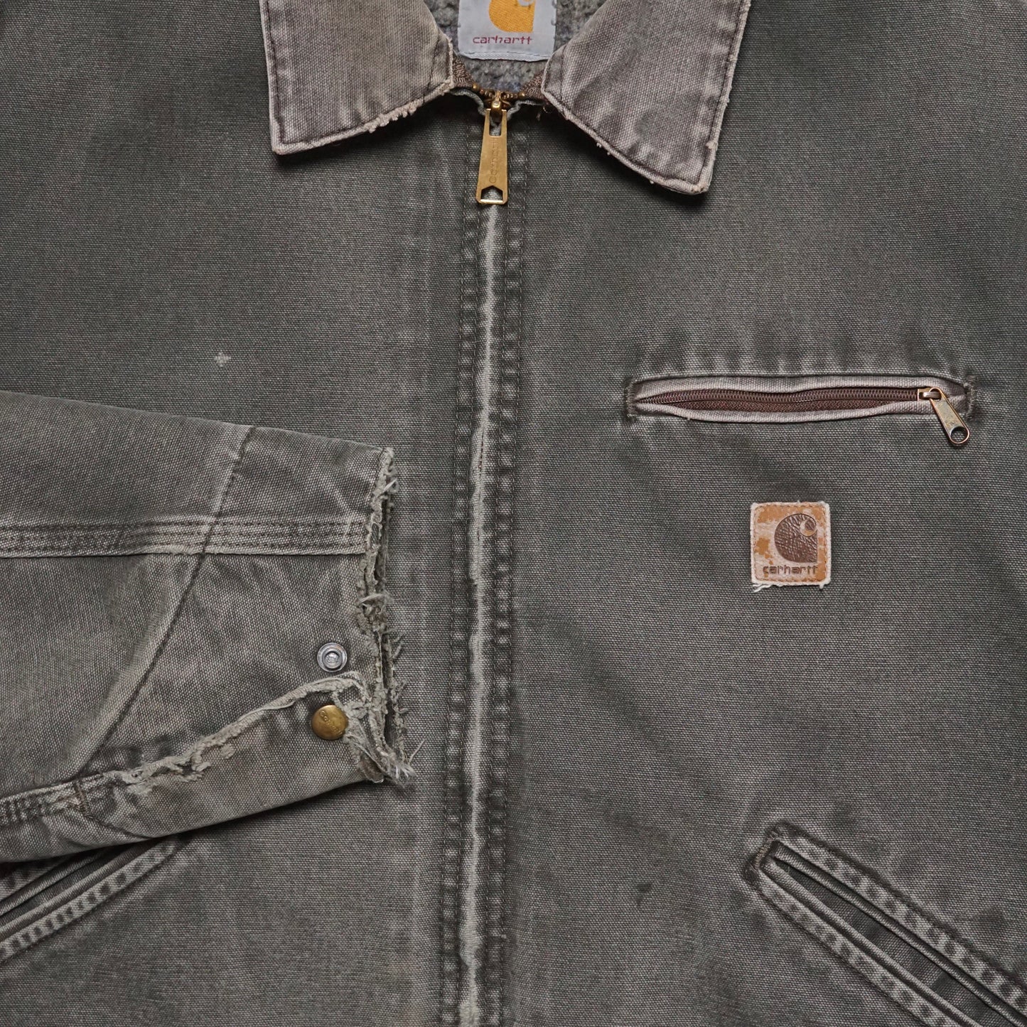 1990s Carhartt Detroit Jacket "Moss" Size: M/L