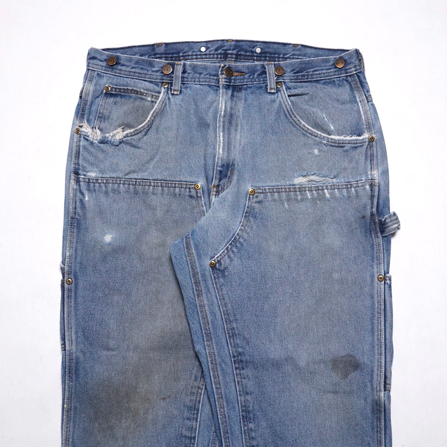 2000s Key Double Knee "Denim" Size: 35W/30L