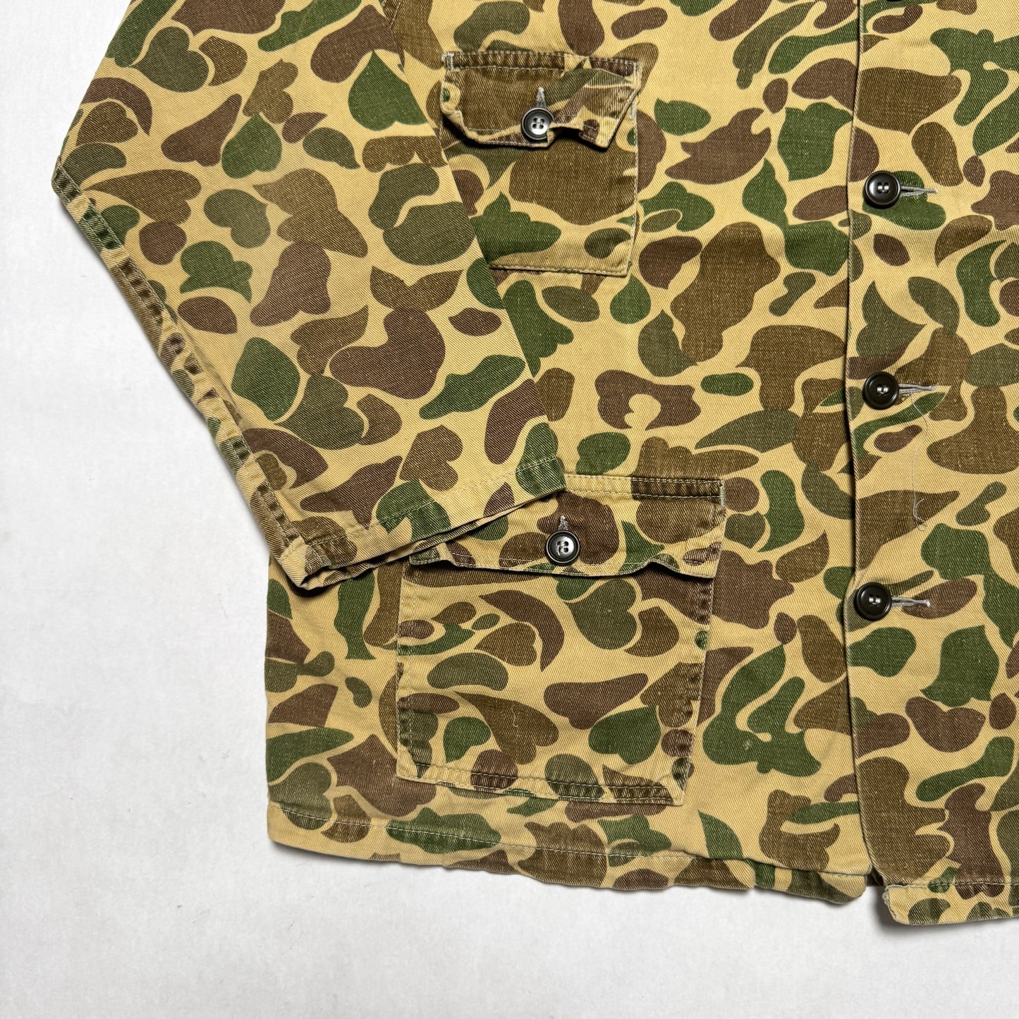 1980s Camo Over Shirt Size: L/XL