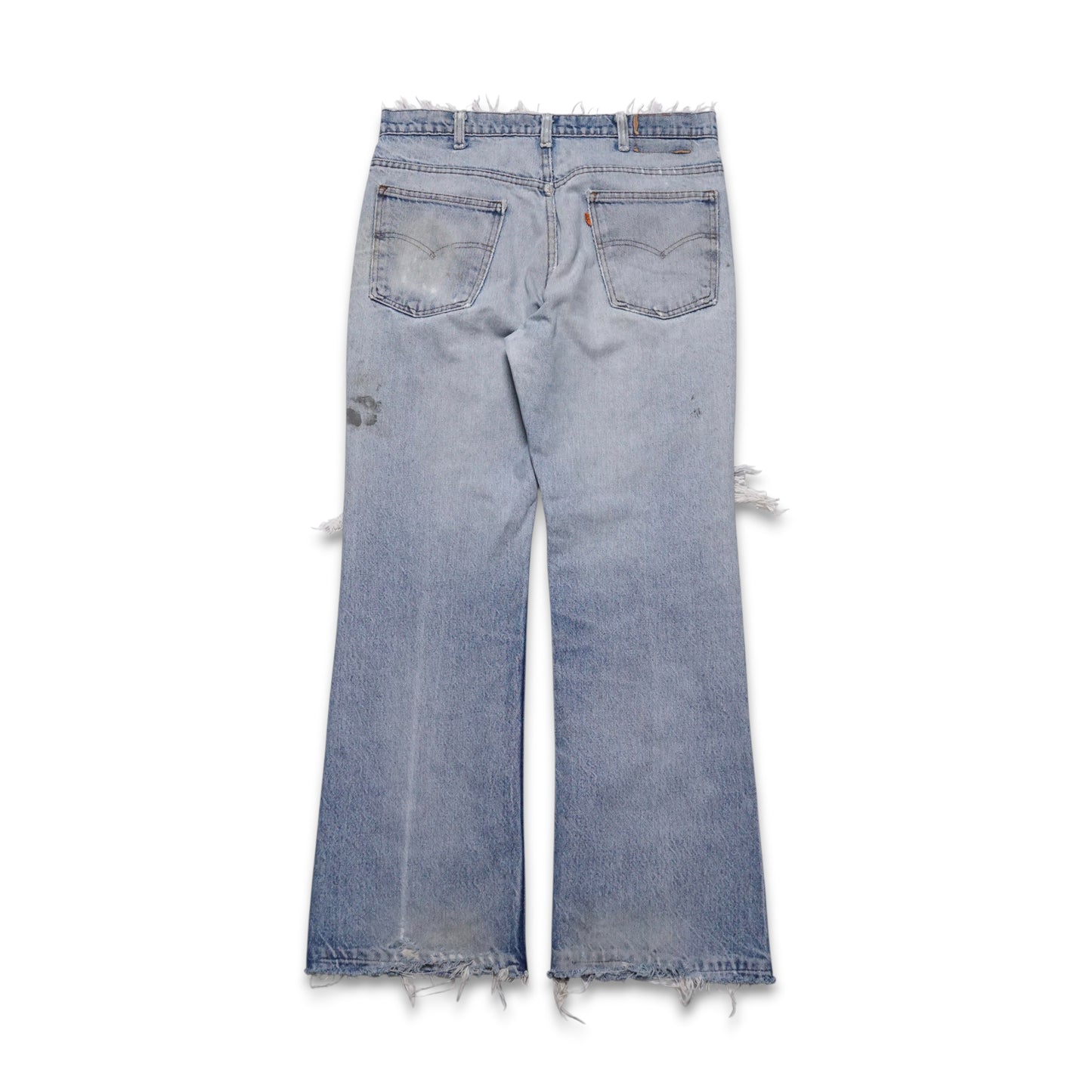 1980s Levi 517 Orange Tab “Thrashed” Size: 33W/31L