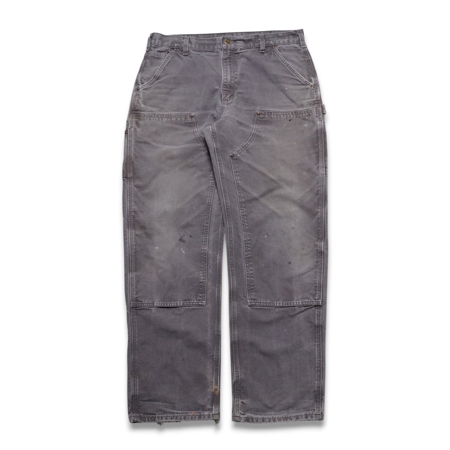 2000s Carhartt Double Knee "Grey" Size: 36W/33L