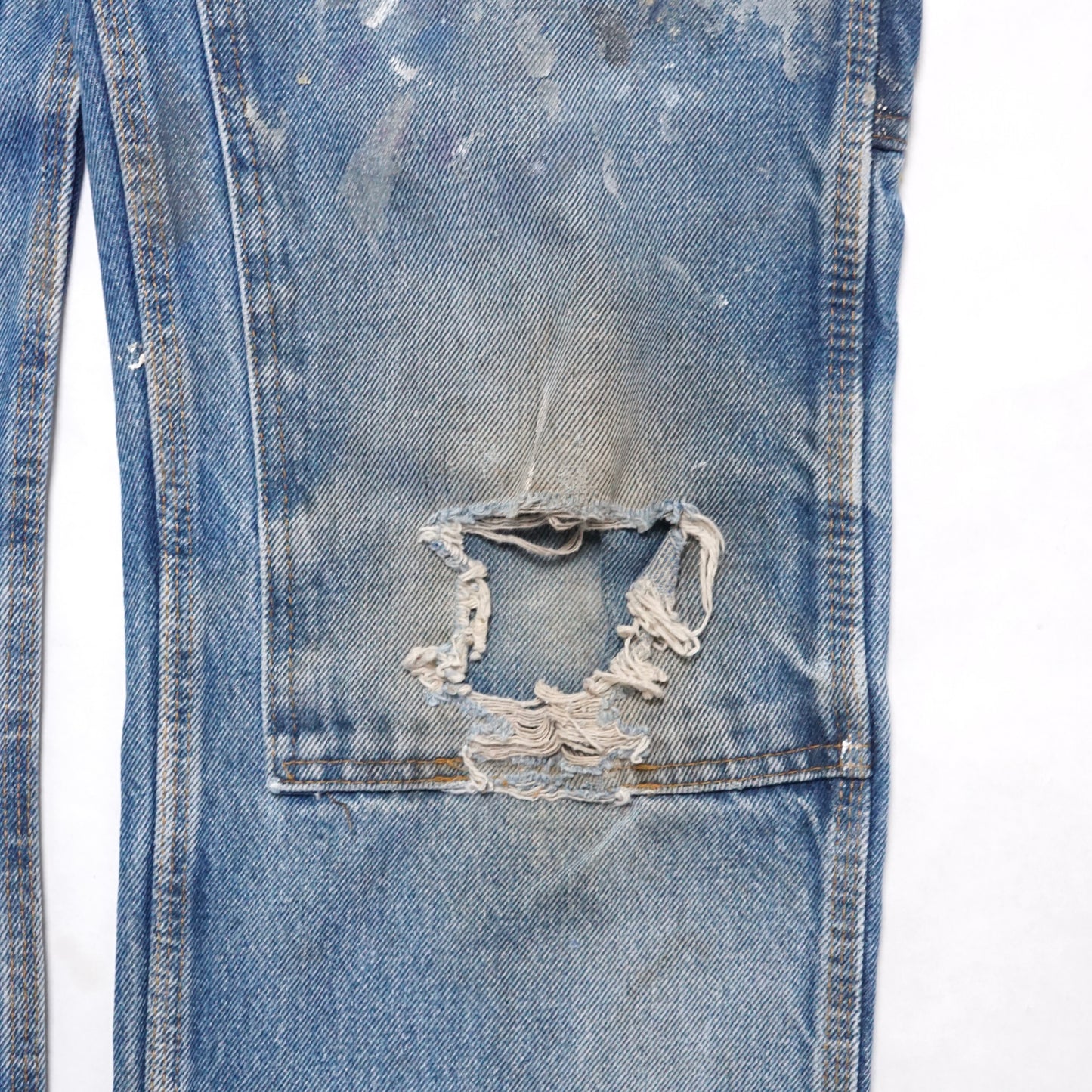 2000s Key Double Knee "Paint Splatter" Size: 35W/34L
