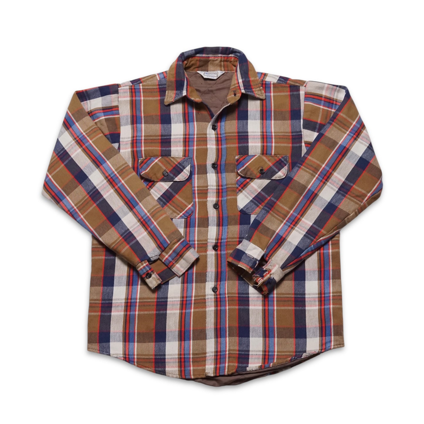 1980s Five Brothers Cotton Flannel Size: M