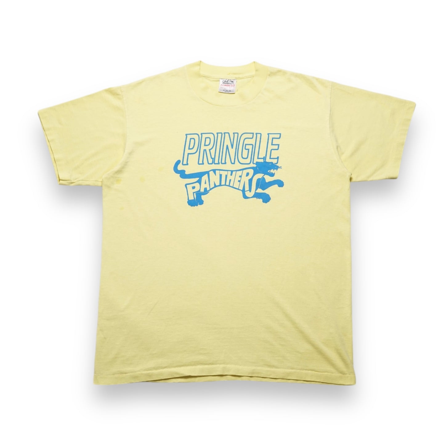 1990s Pringle Panthers "Yellow" Size: L/XL
