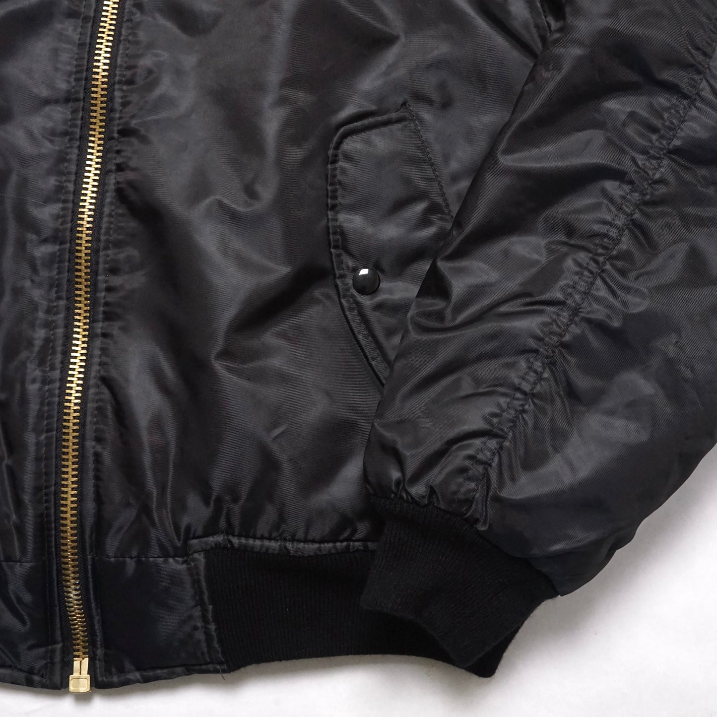 2000s MA-1 Bomber Jacket "Black" Size: M