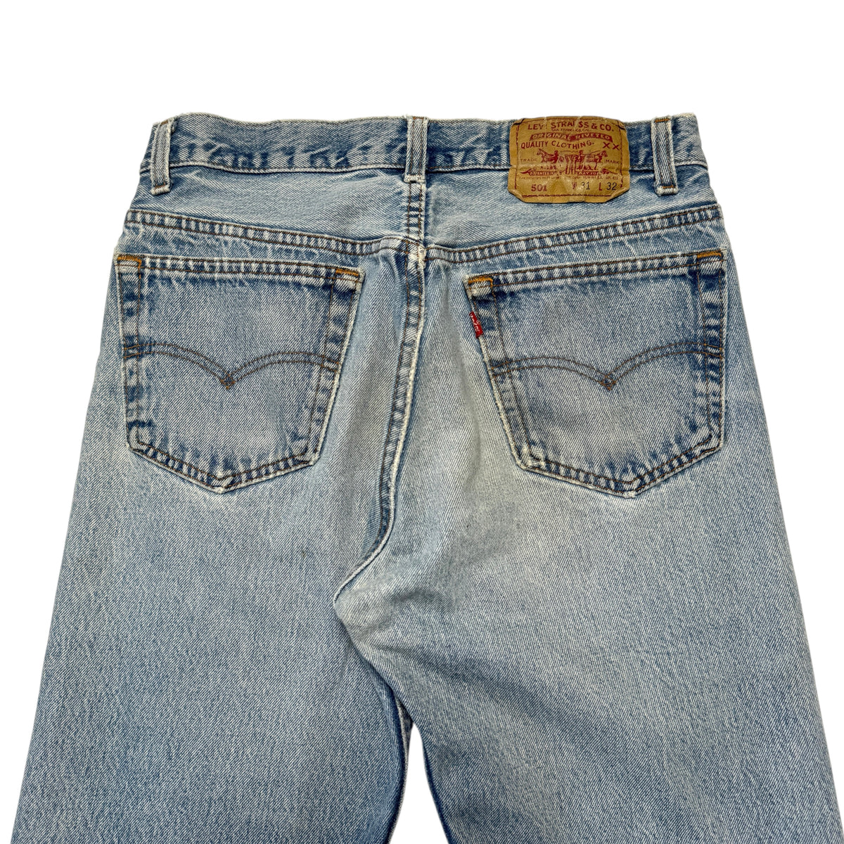 1980s Levi 501 "Light Wash" Size: 29W/31L