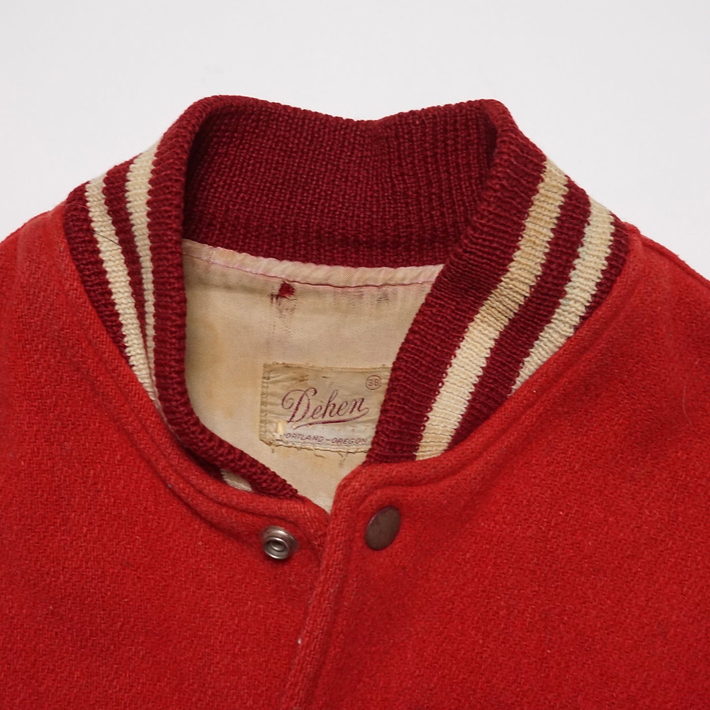 1950s Varsity Letterman Jacket "Red" Size: S