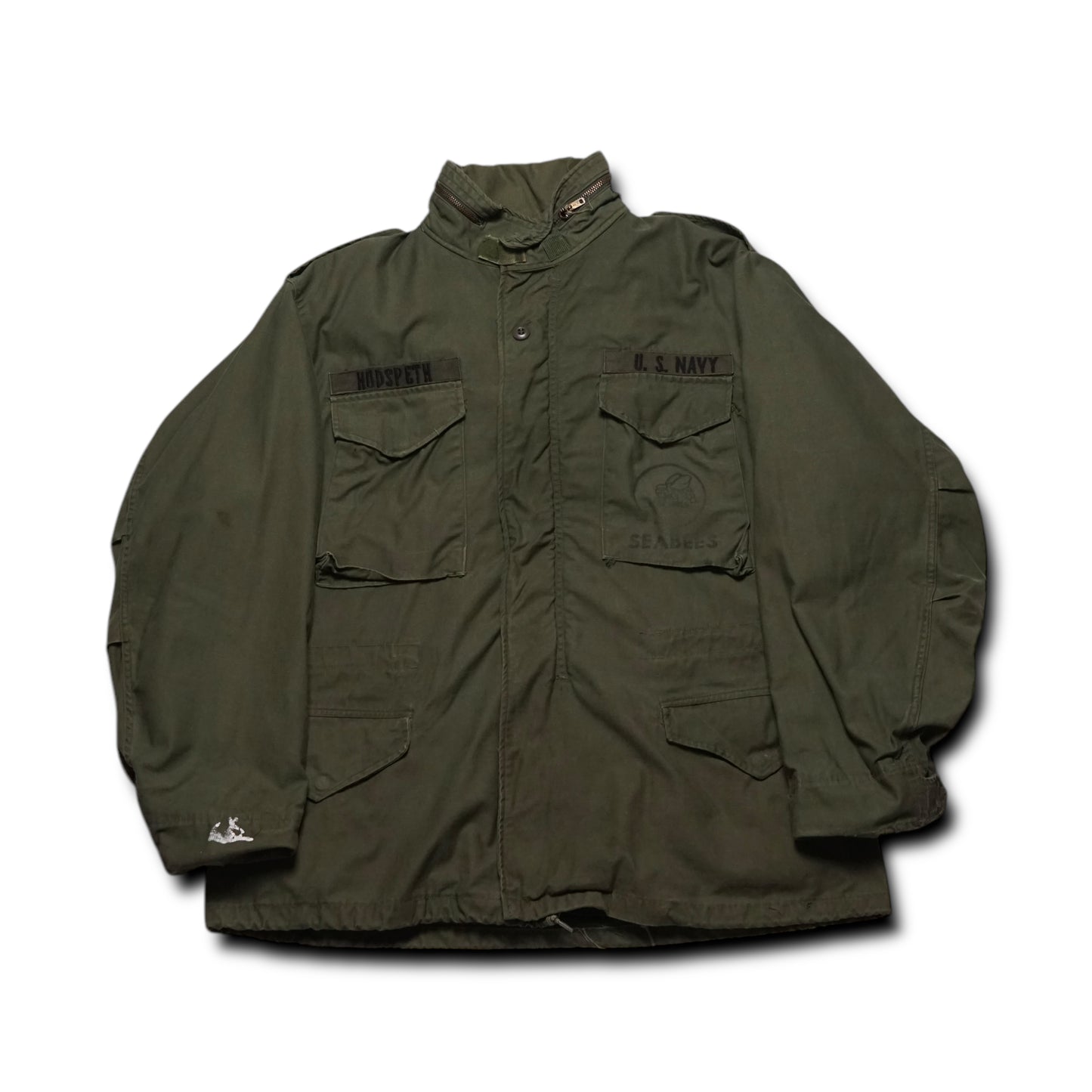 1970s Military M-65 Field Jacket Size: L