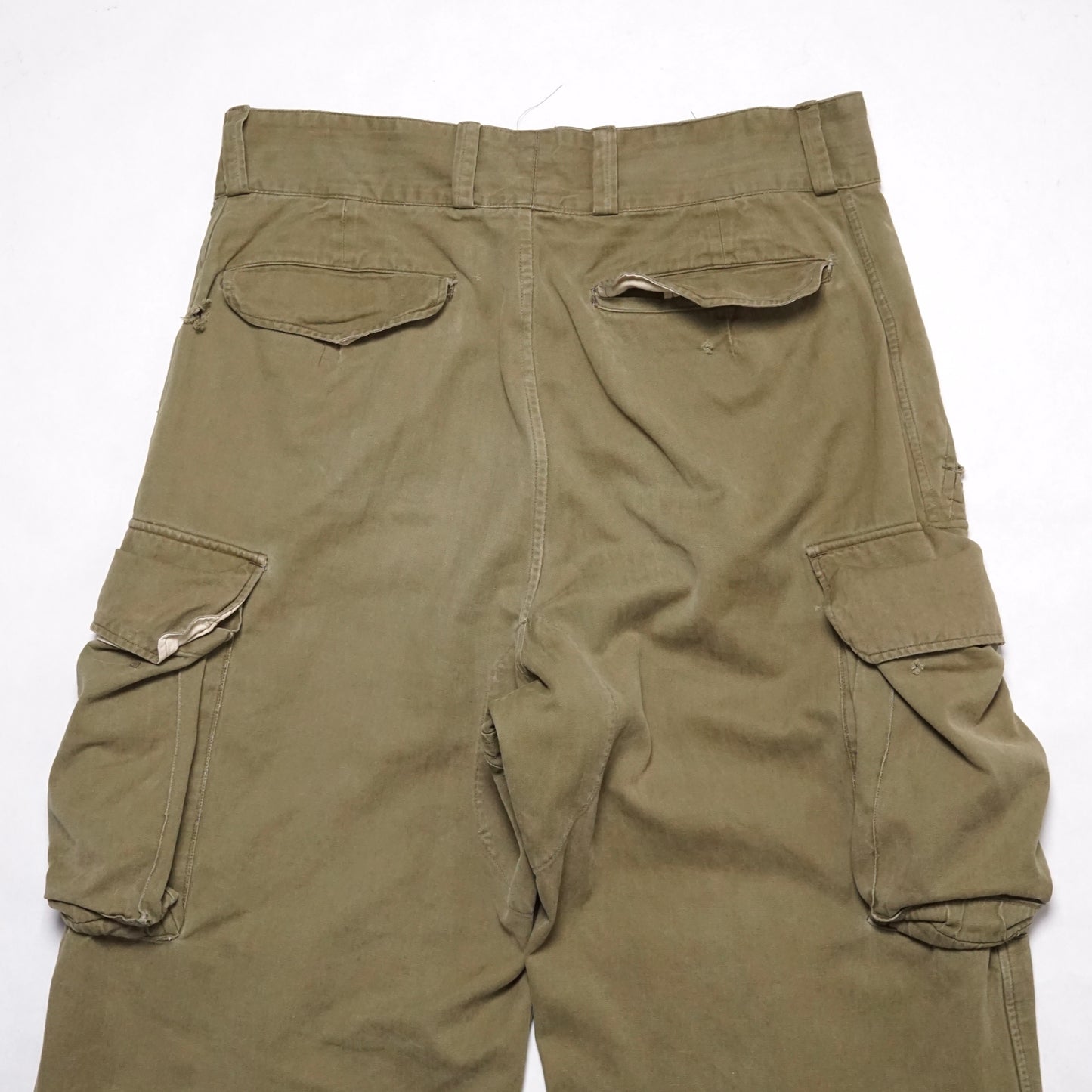 1950s French Military M-47 Cargo Pant Size: 35W/32L