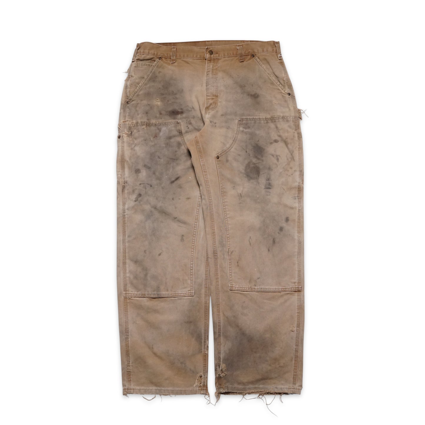 2000s Carhartt Double Knee "Oil Stain" Size: 36W/31L