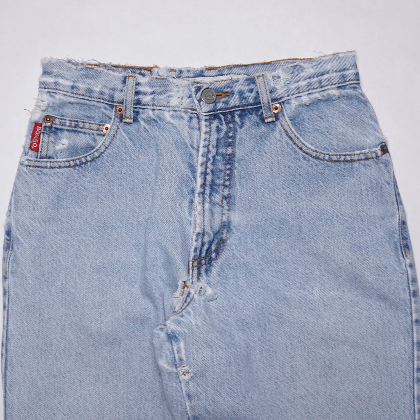 1990s Bongo Denim "Thrashed" Size: 26W/30L