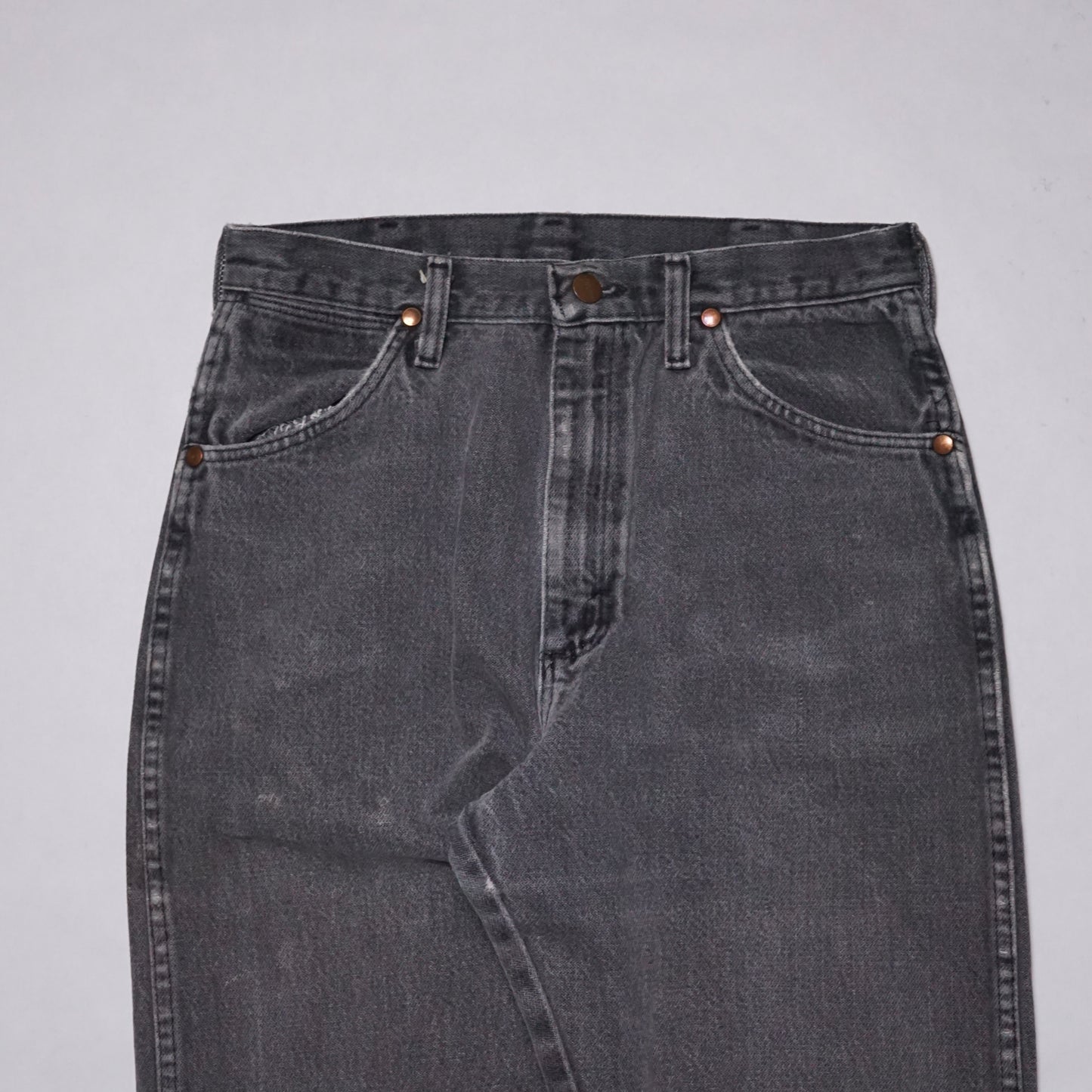 1970s Wrangler 13MWZ “Grey” Size: 29W/34L