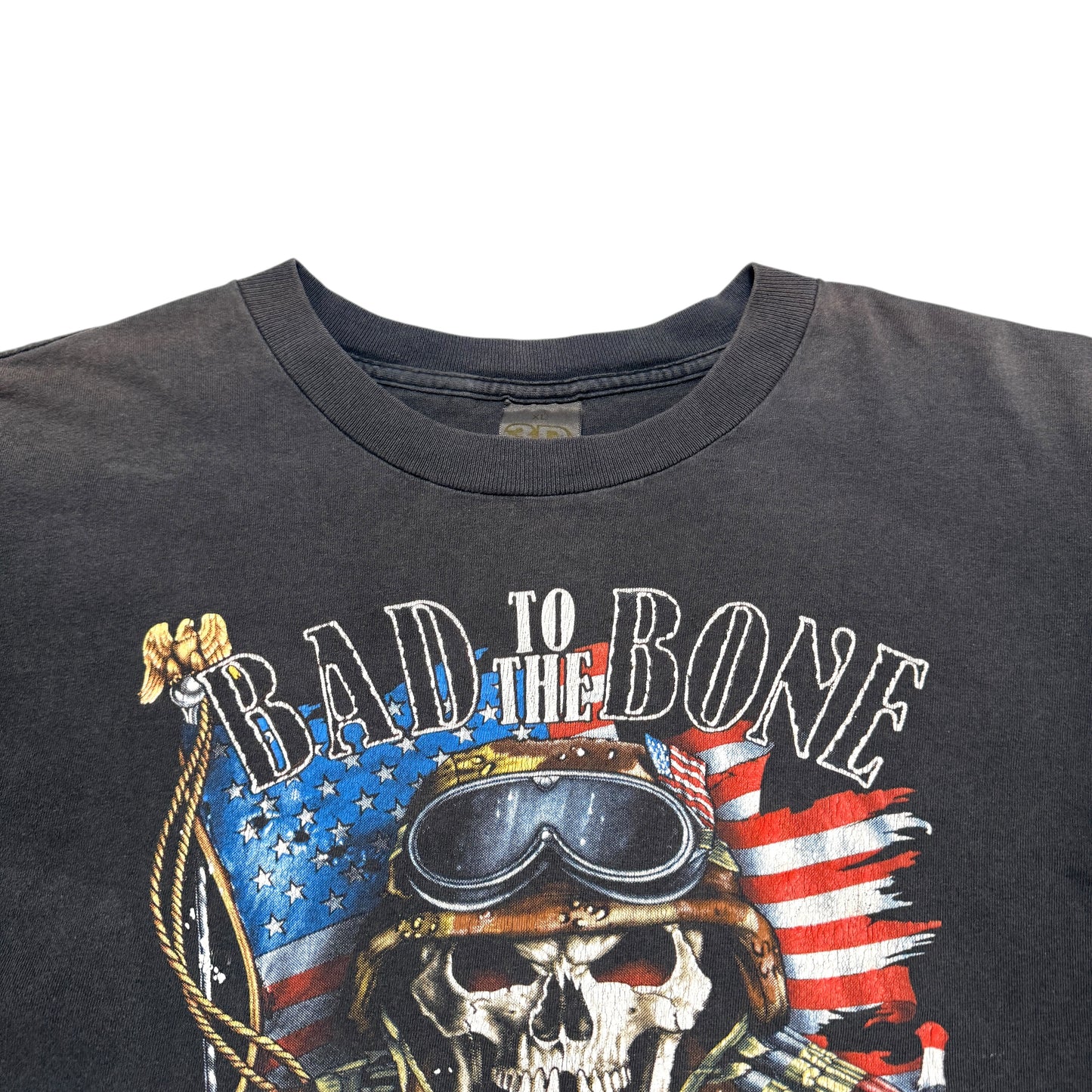 1990s Bad To The Bone "Faded" Size: L/XL