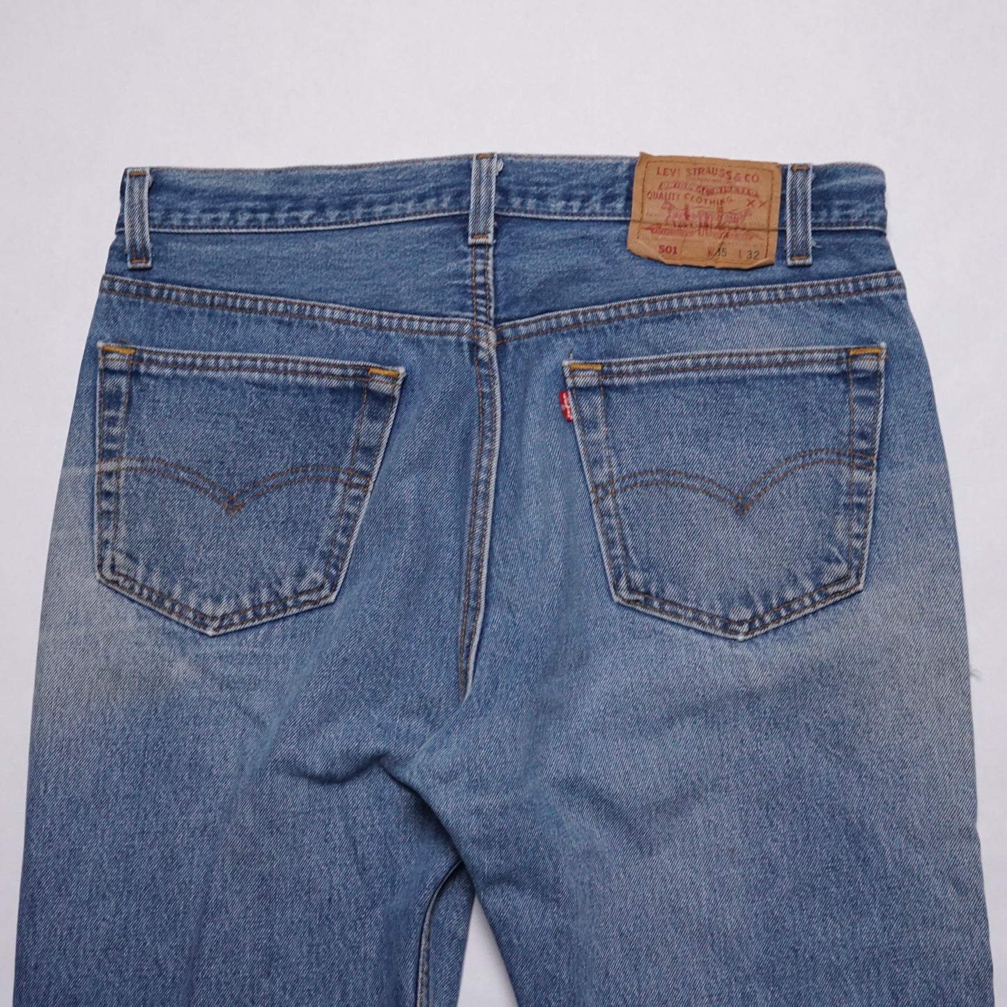 1980s Levi 501 "Distressed" Size: 34W/30L