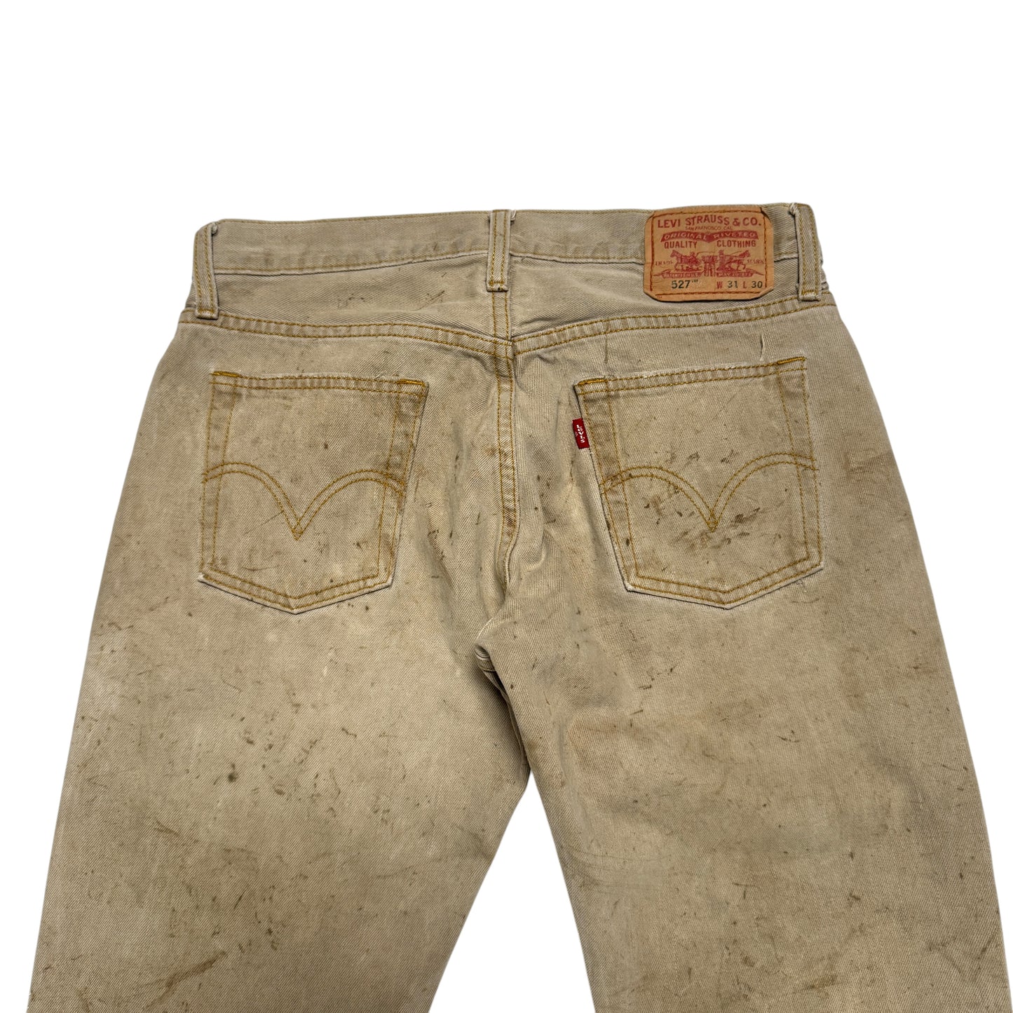 2000s Levi 527 "Thrashed" Size: 32W/31L
