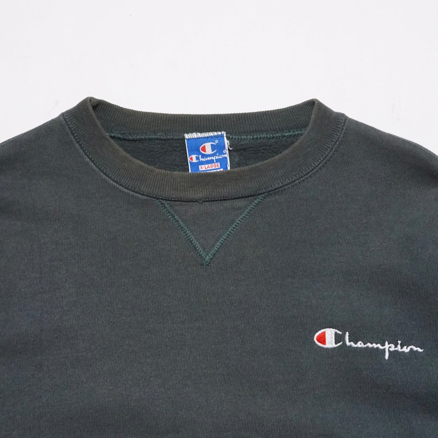 1990s Champion Sweatshirt "Pine" Size: L/XL