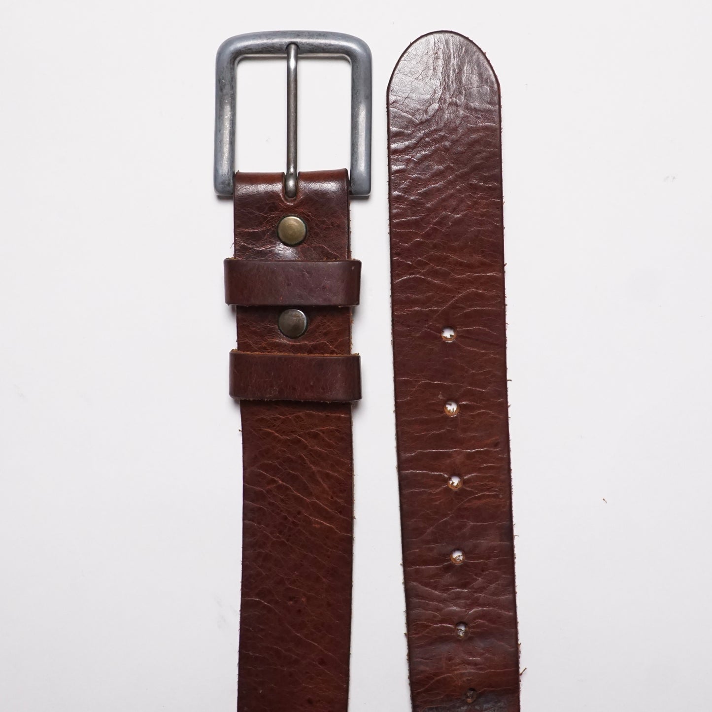 1990s Leather Belt "Brown" Size: OS