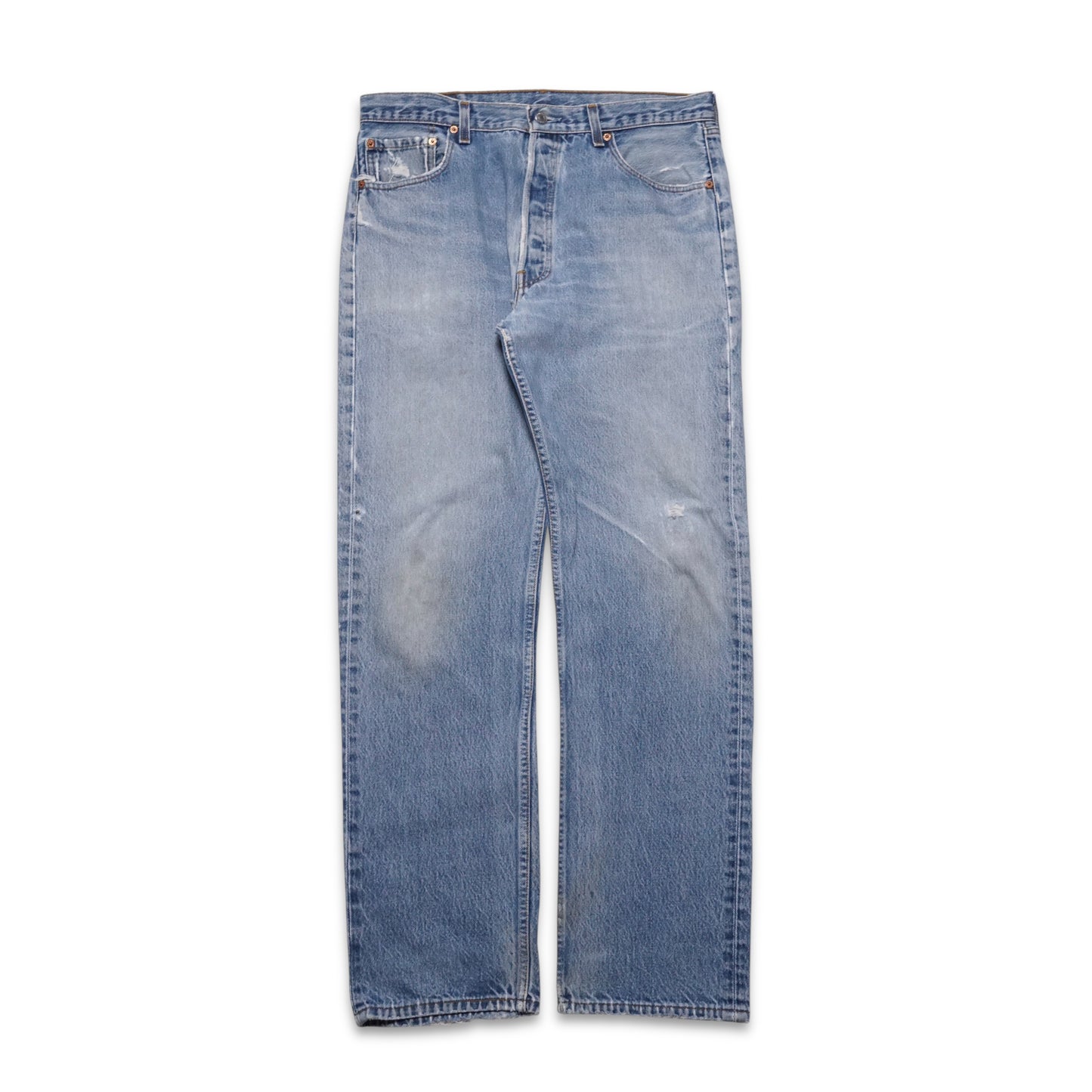 1990s Levi 501 "Light Wash" Size: 35W/33L