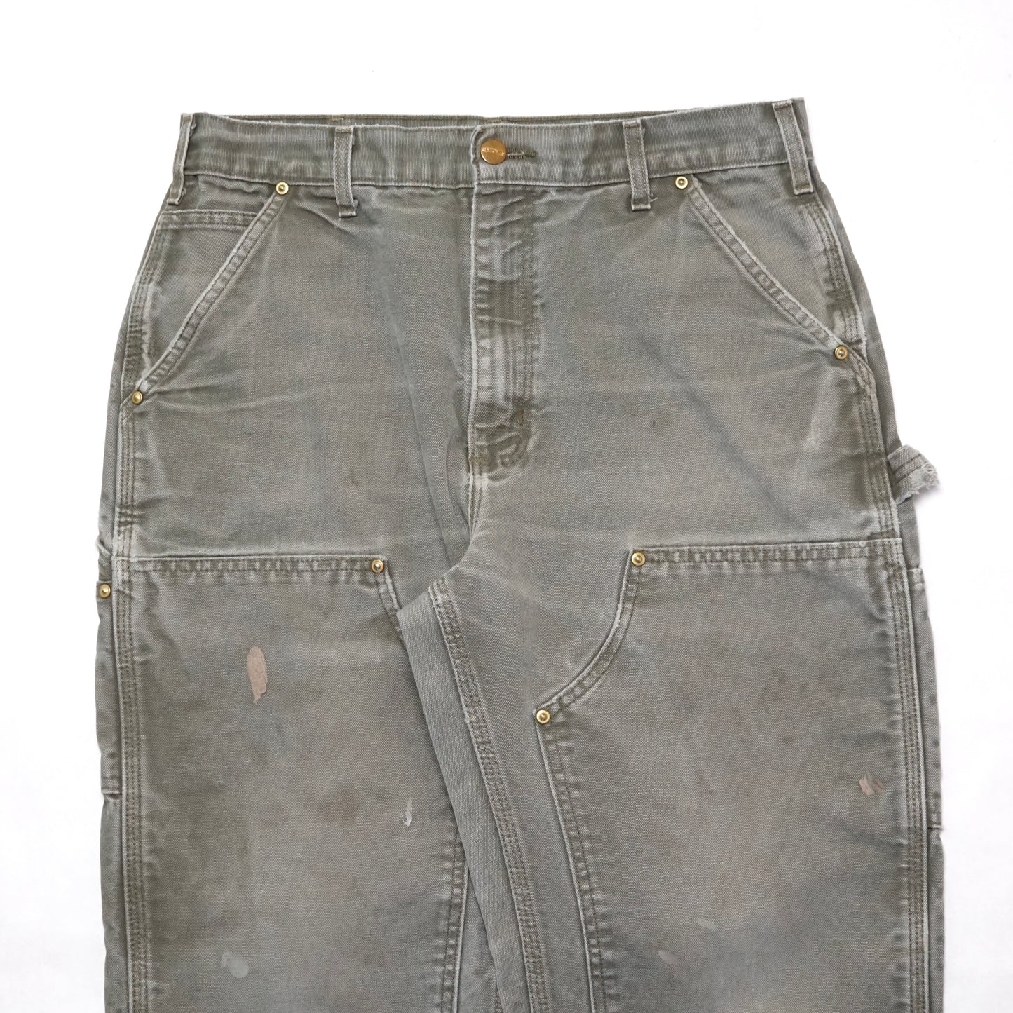 1990s Carhartt Double Knee "Moss" Size: 32W/31L