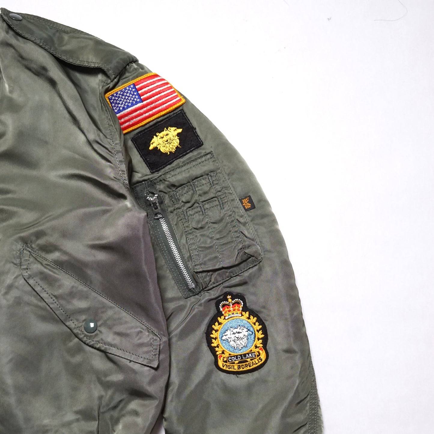 1990s Military L2-B Bomber Jacket Size: M