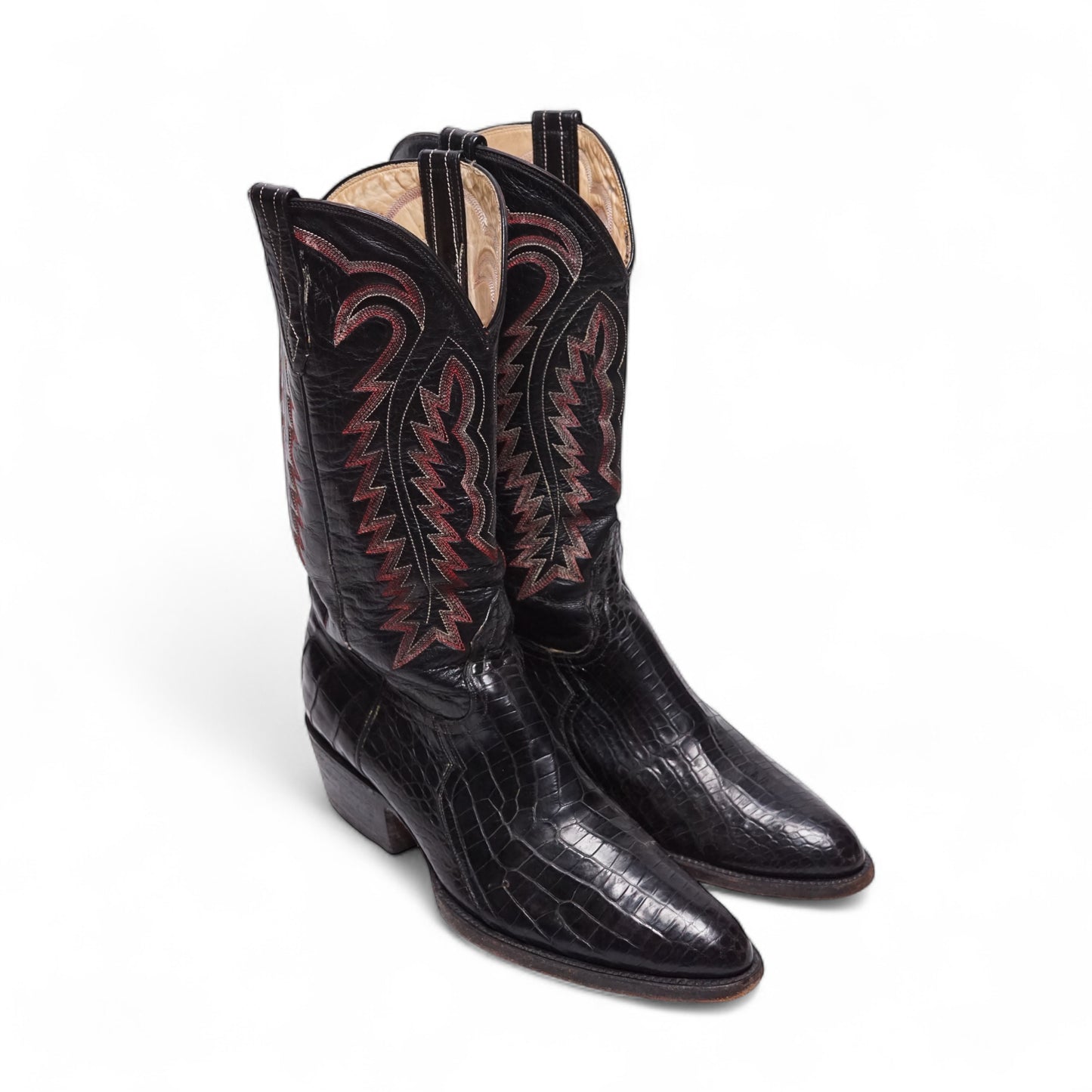 1990s Cowboy Boot "Lizard" Size: 8.5M