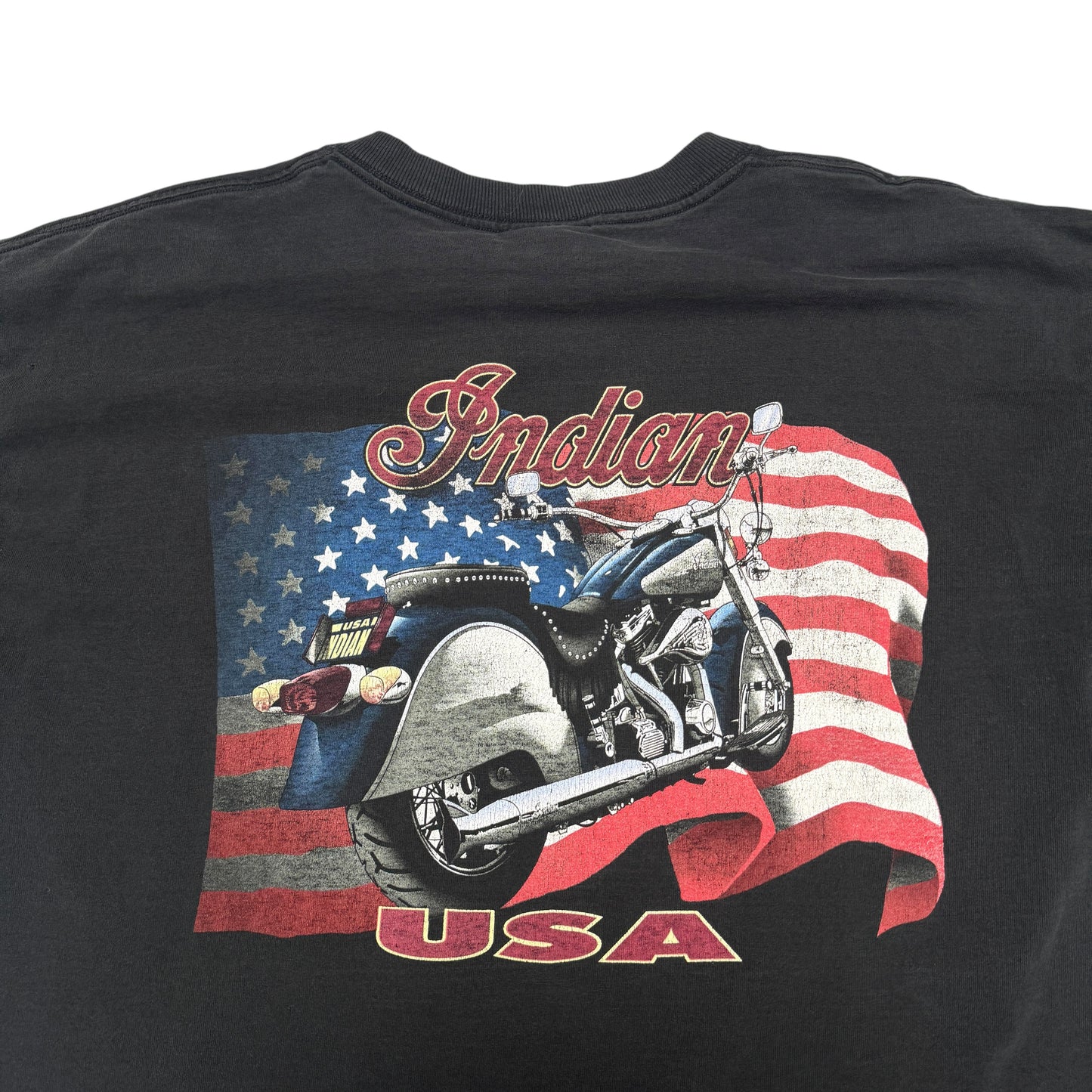 2000s Indian Motorcycle "Faded" Size: L