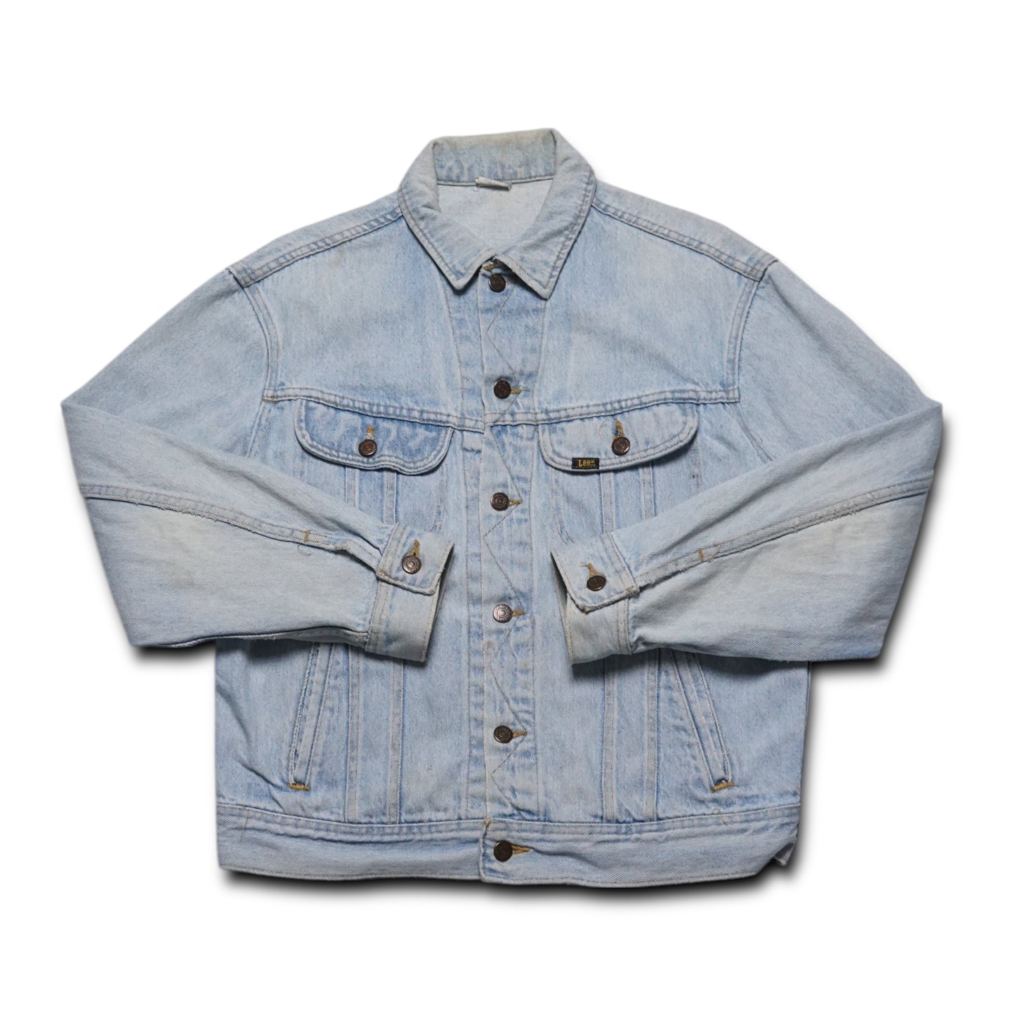 1980s Lee 101-J Denim Jacket “Light Wash” Size: M