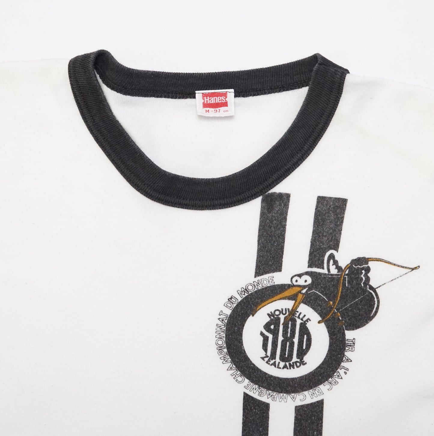1960s Hanes Ringer "Monde" Size: S/M