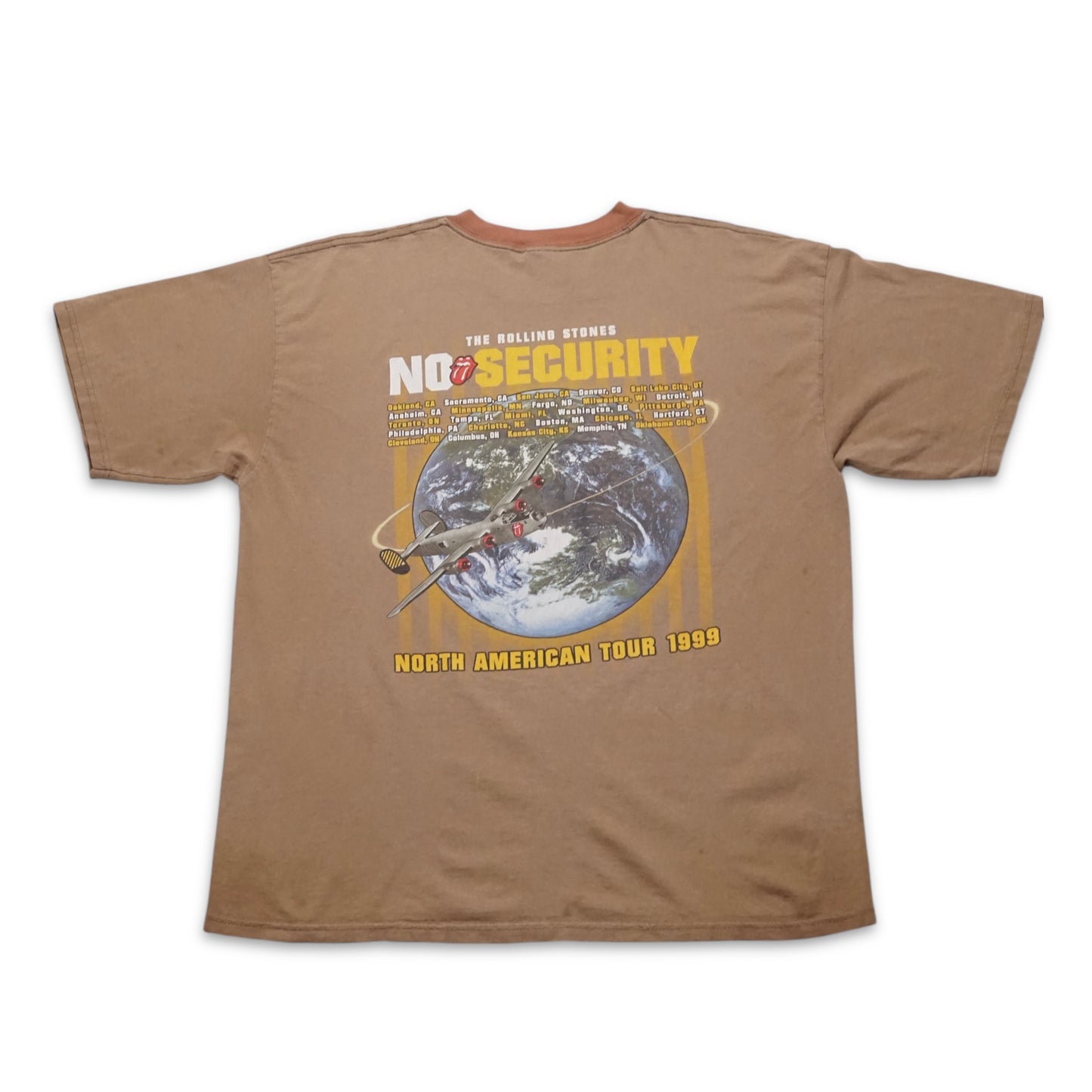 1990s Rolling Stones "No Security" Size: XL