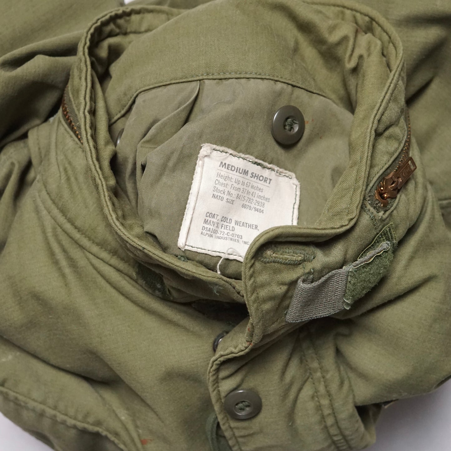 1970s Military M-65 Field Jacket Size: M