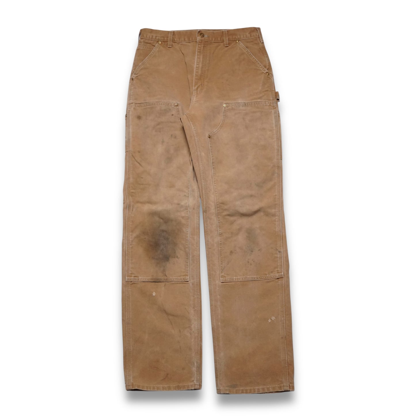 1990s Carhartt Double Knee "Khaki" Size: 32W/35L