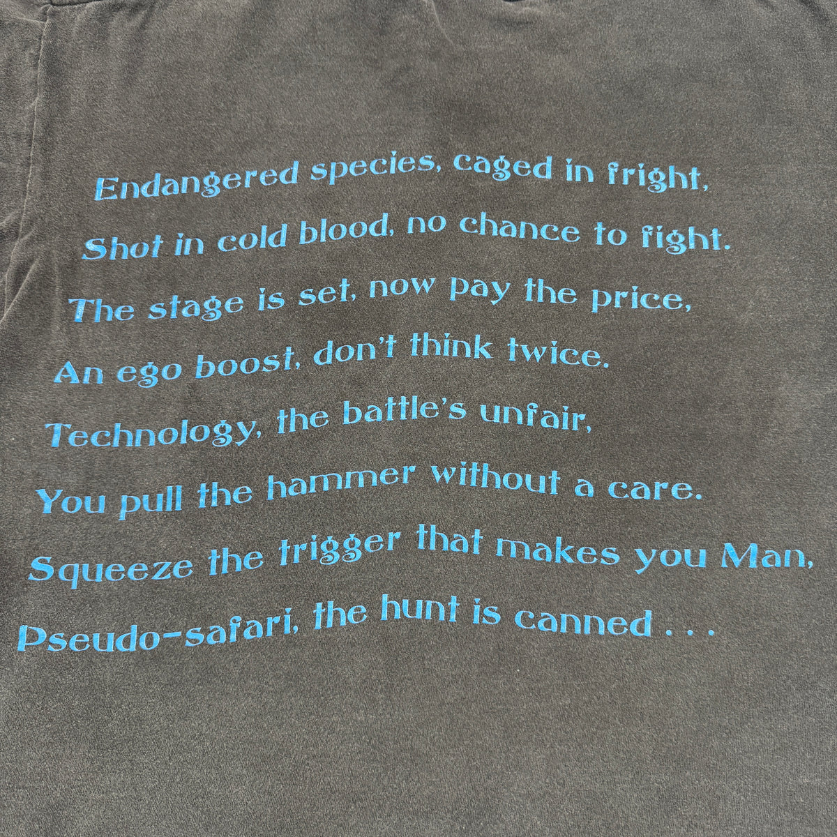 1990s Megadeth "Extinction" Size: L