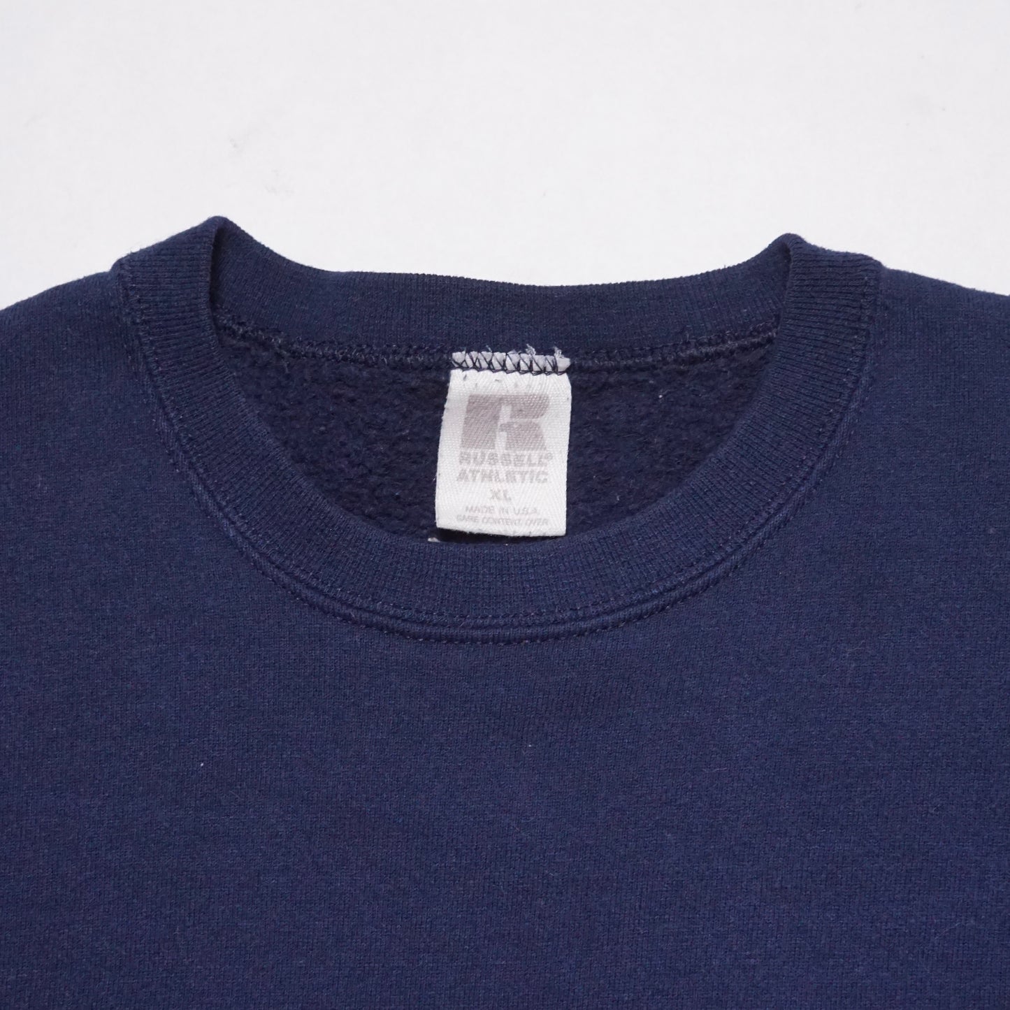1990s Russell Athletic Sweatshirt "Navy" Size: M/L