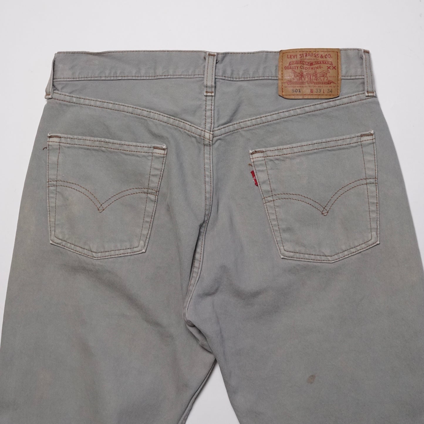 1980s Levi 501 "Grey" Size: 32W/35L