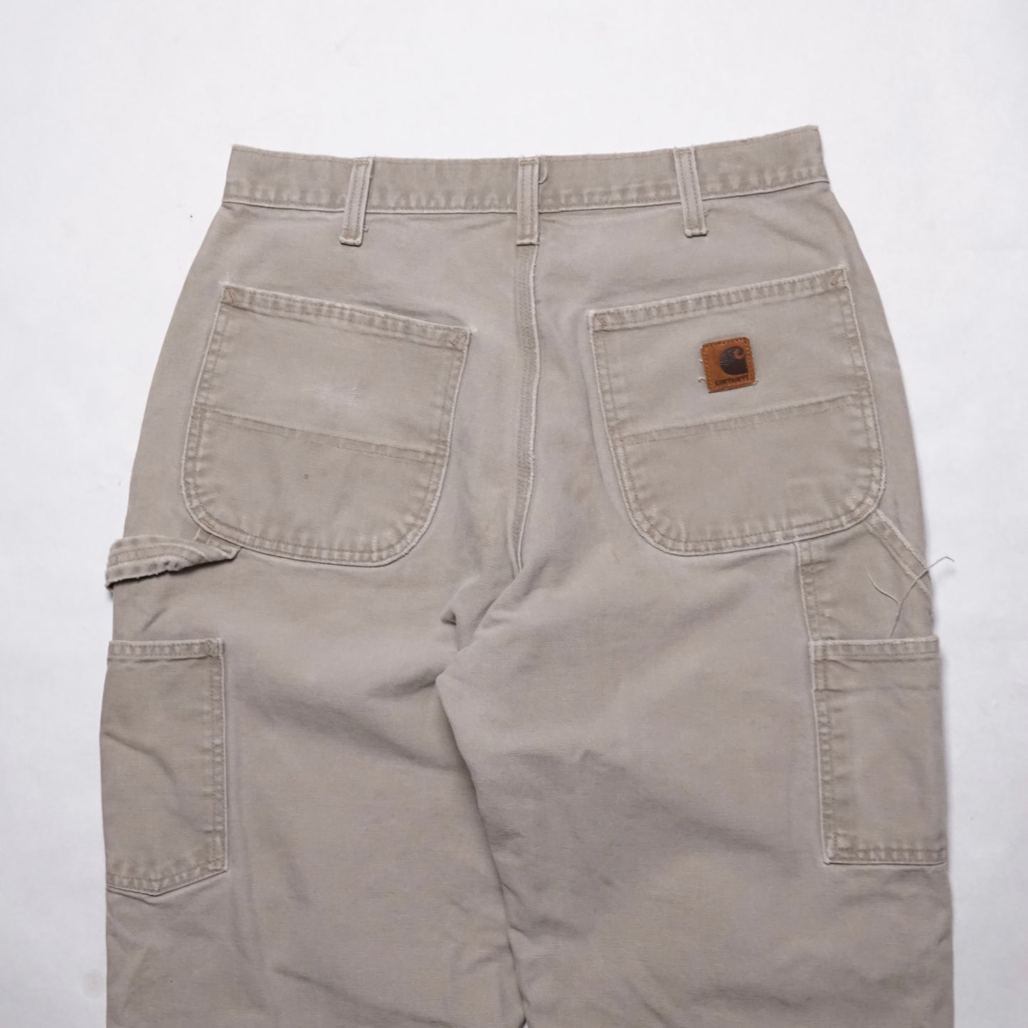 1990s Carhartt Carpenter Pant "Sand" Size: 32W/31L